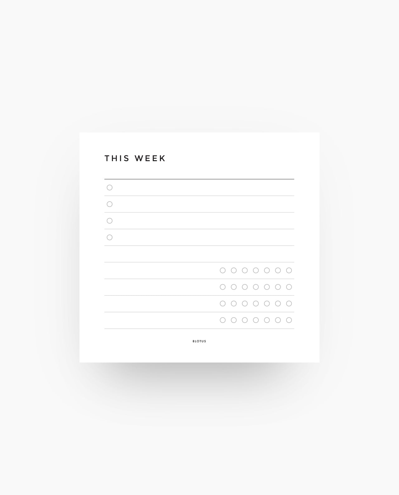 ST010 - Weekly To Do & Habits - Sticky Notes