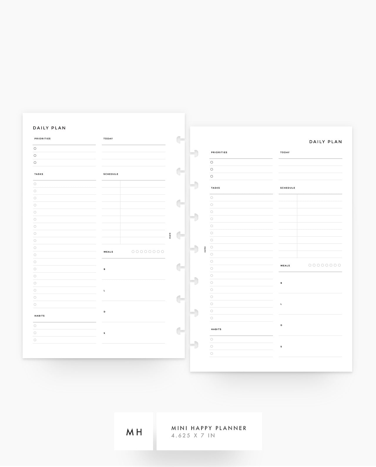 MN040 - Daily Planner Inserts