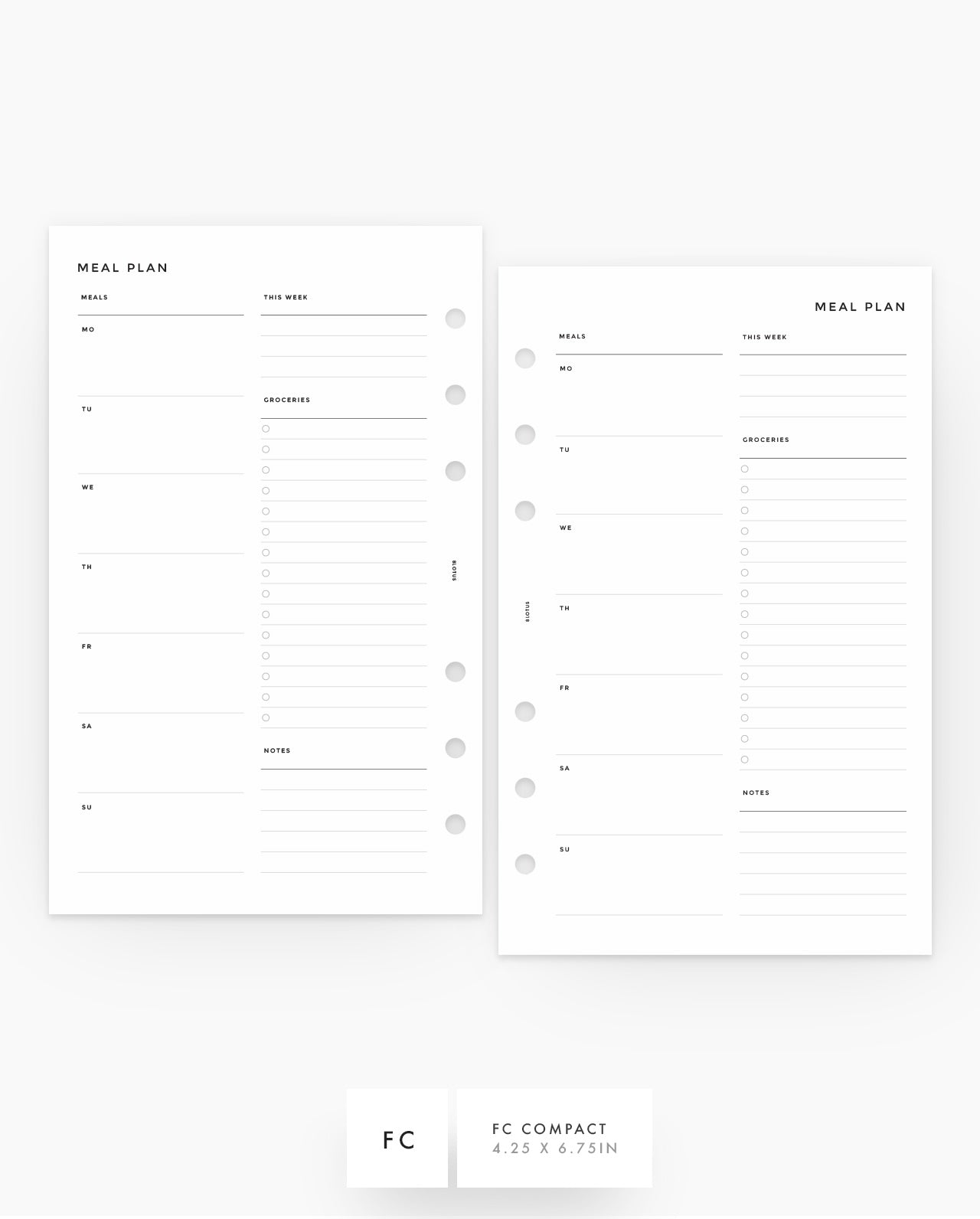 MN099 - Meal Planner - WO1P - PDF