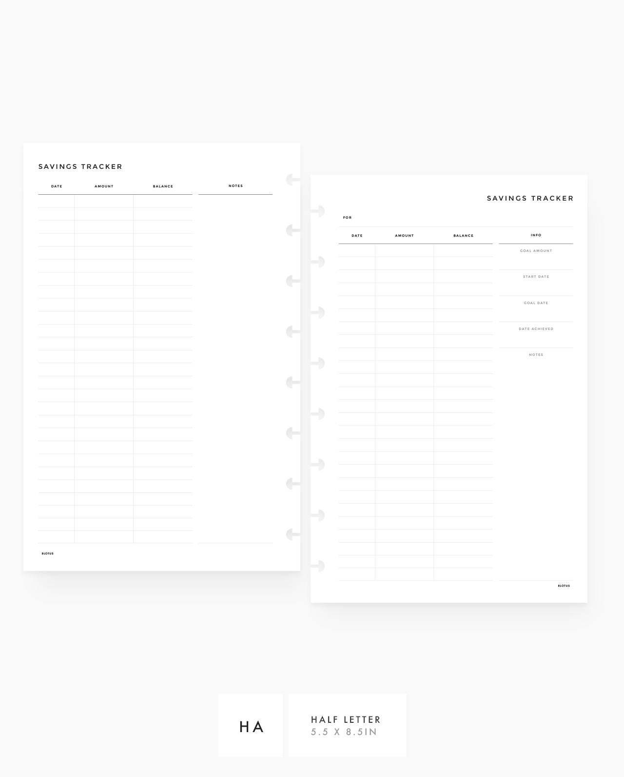 MN046 - Savings Tracker - PDF
