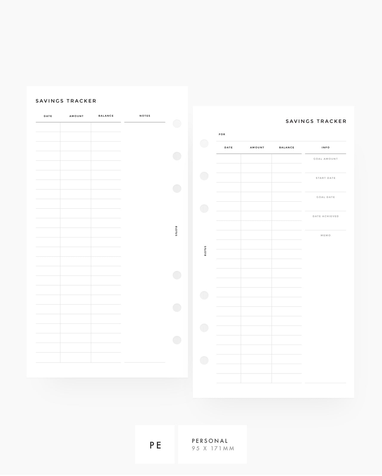 MN046 - Savings Tracker - PDF