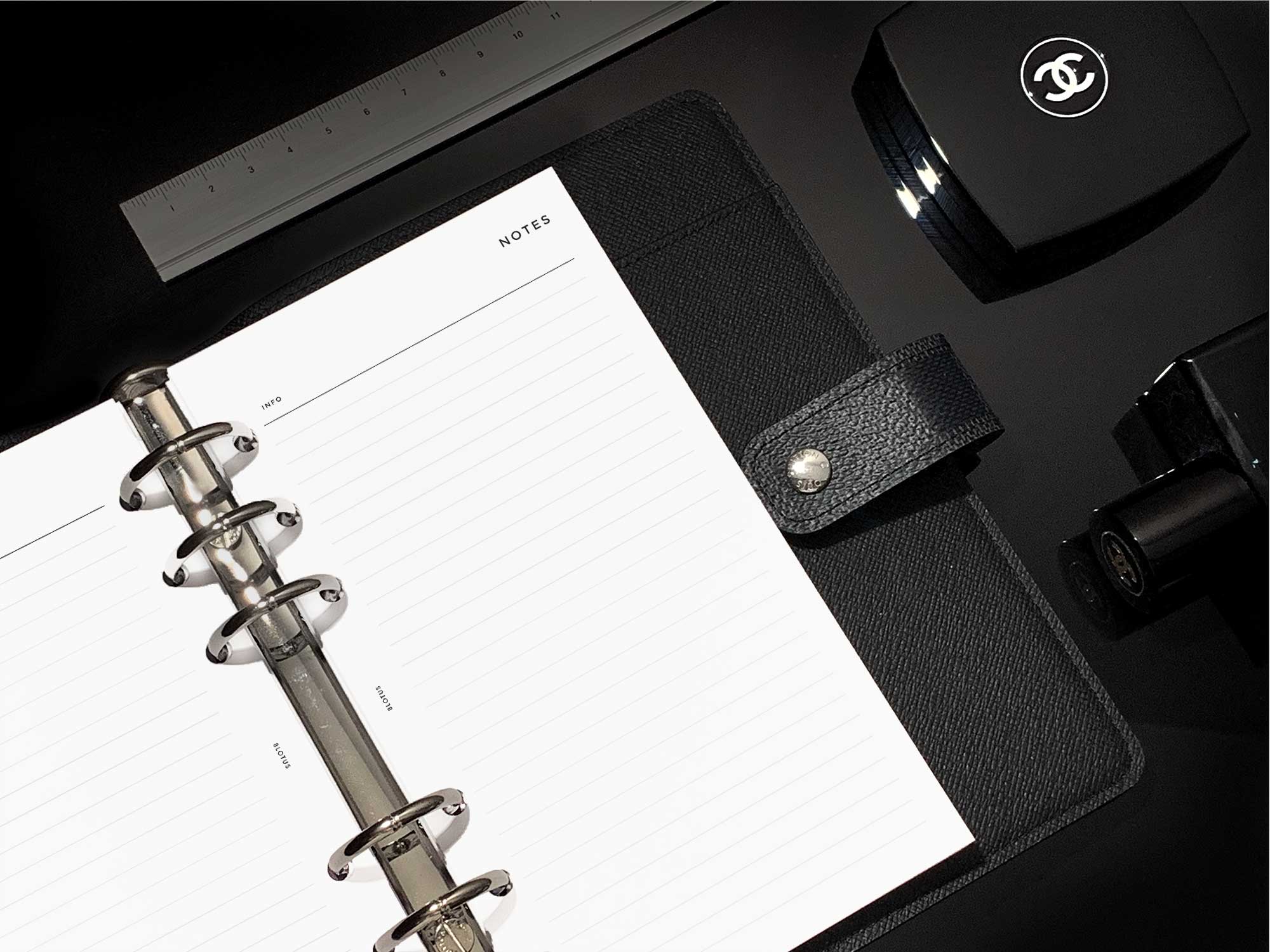 MN012 - Lined Notes - Planner Inserts