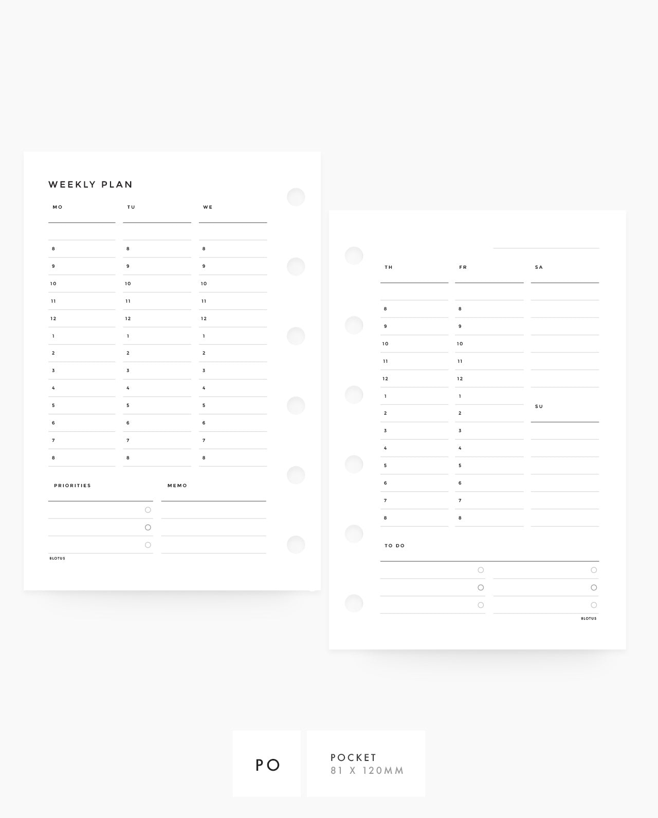 MN025 - Weekly Hourly