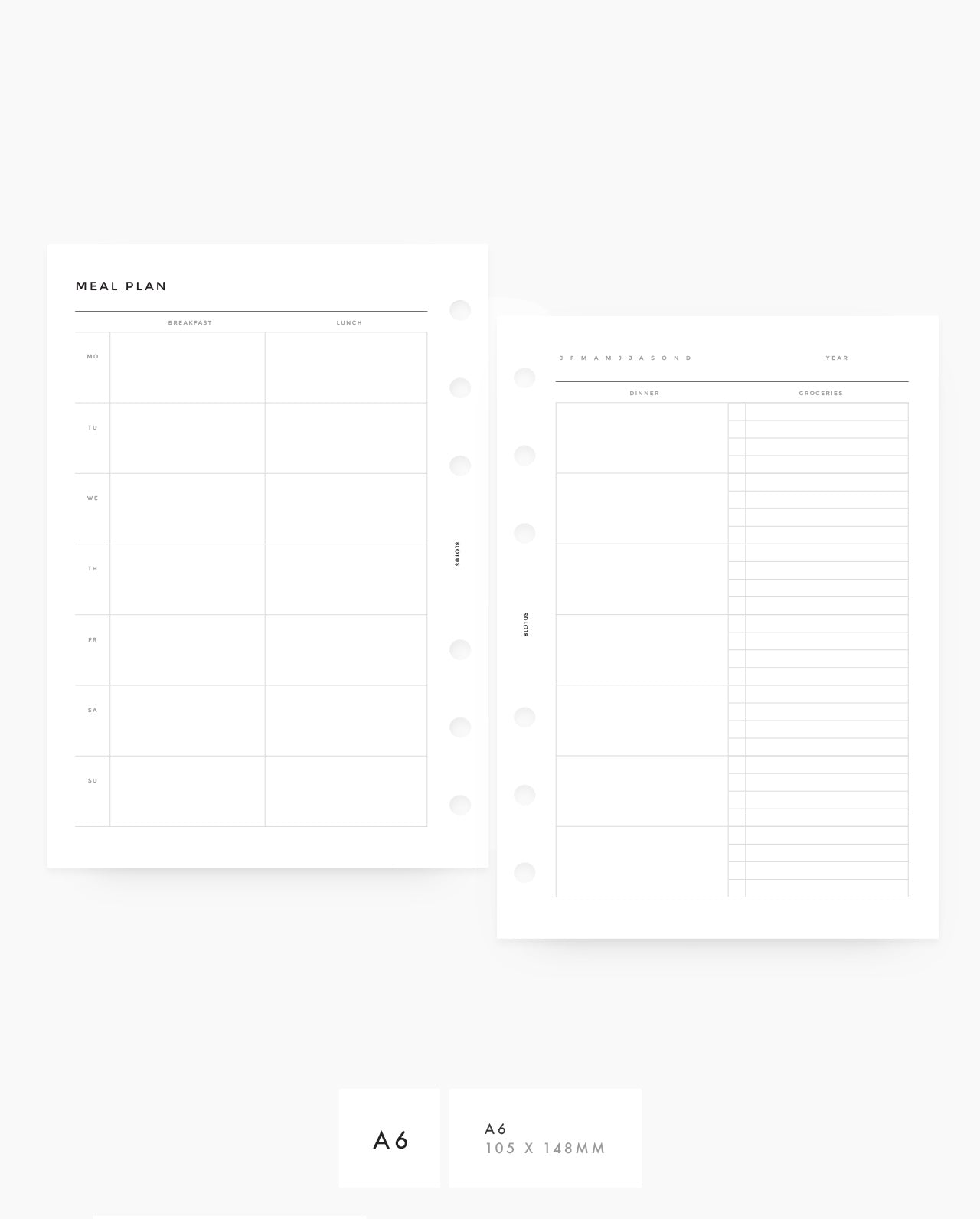 MN030 - Meal Planner Horizontal