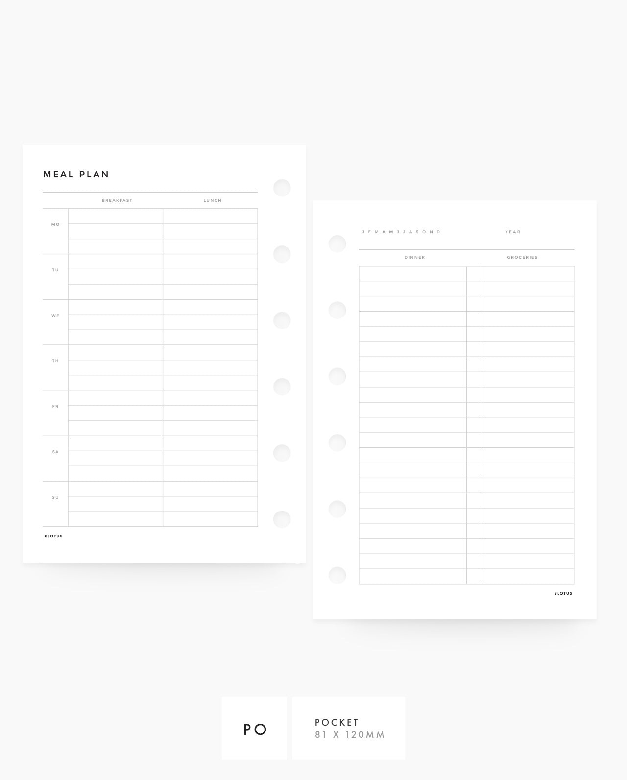 MN030 - Meal Planner - Horizontal - PDF