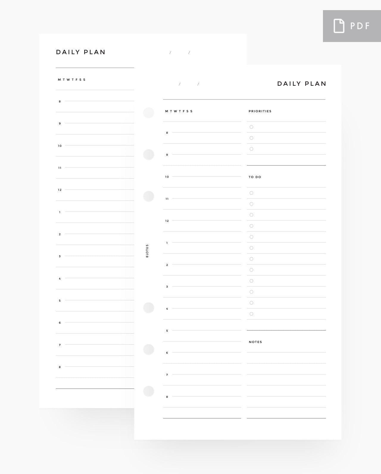 MN076B - Daily Planner - PDF