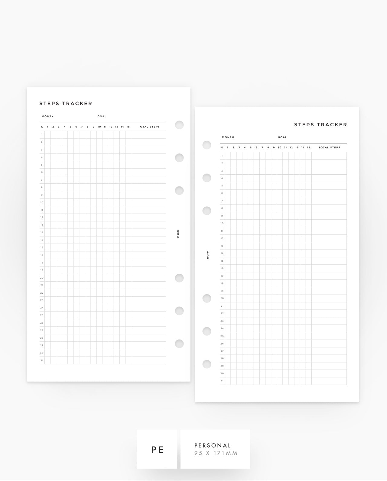 MN154 - Steps Tracker - PDF