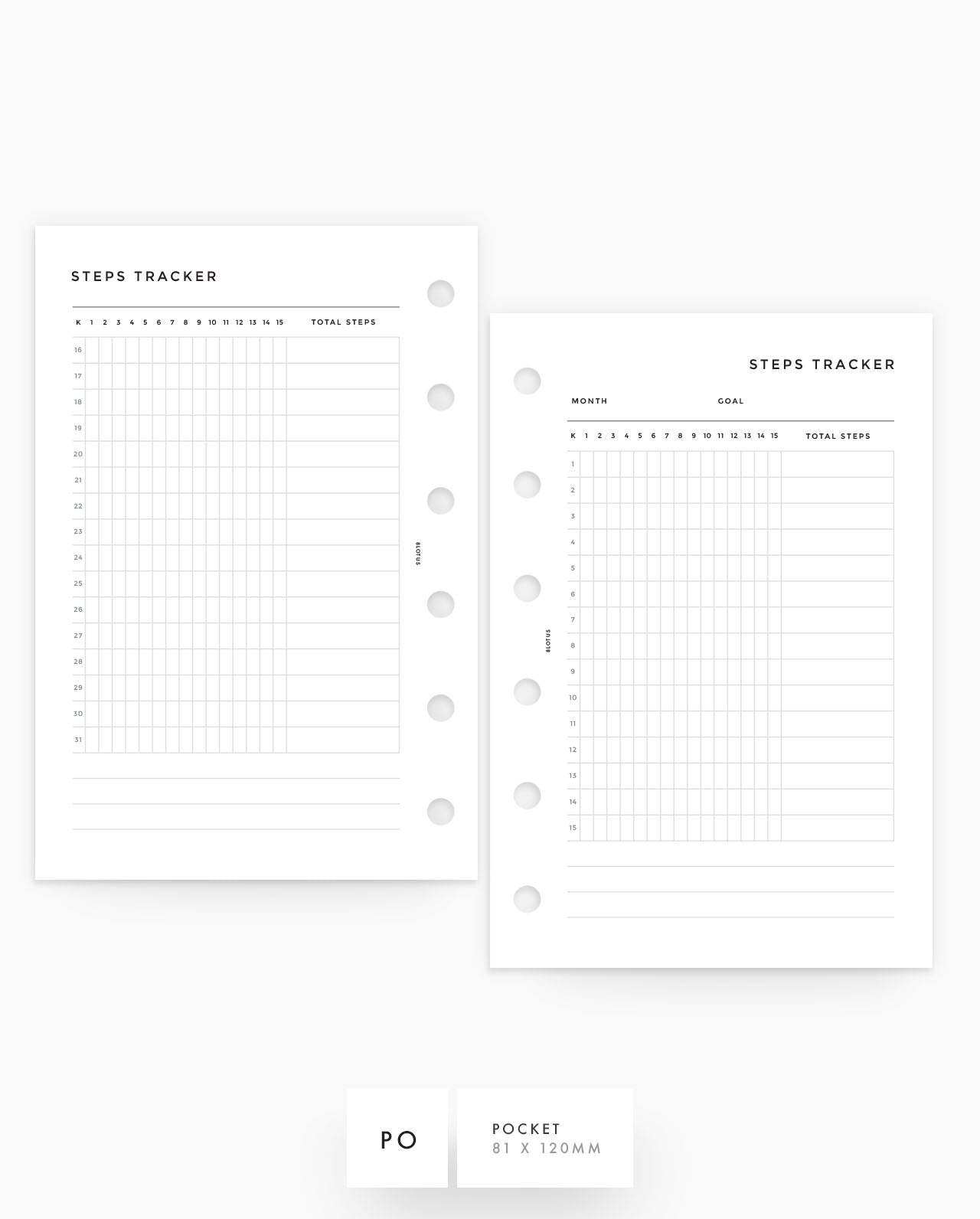 MN154 - Steps Tracker - PDF