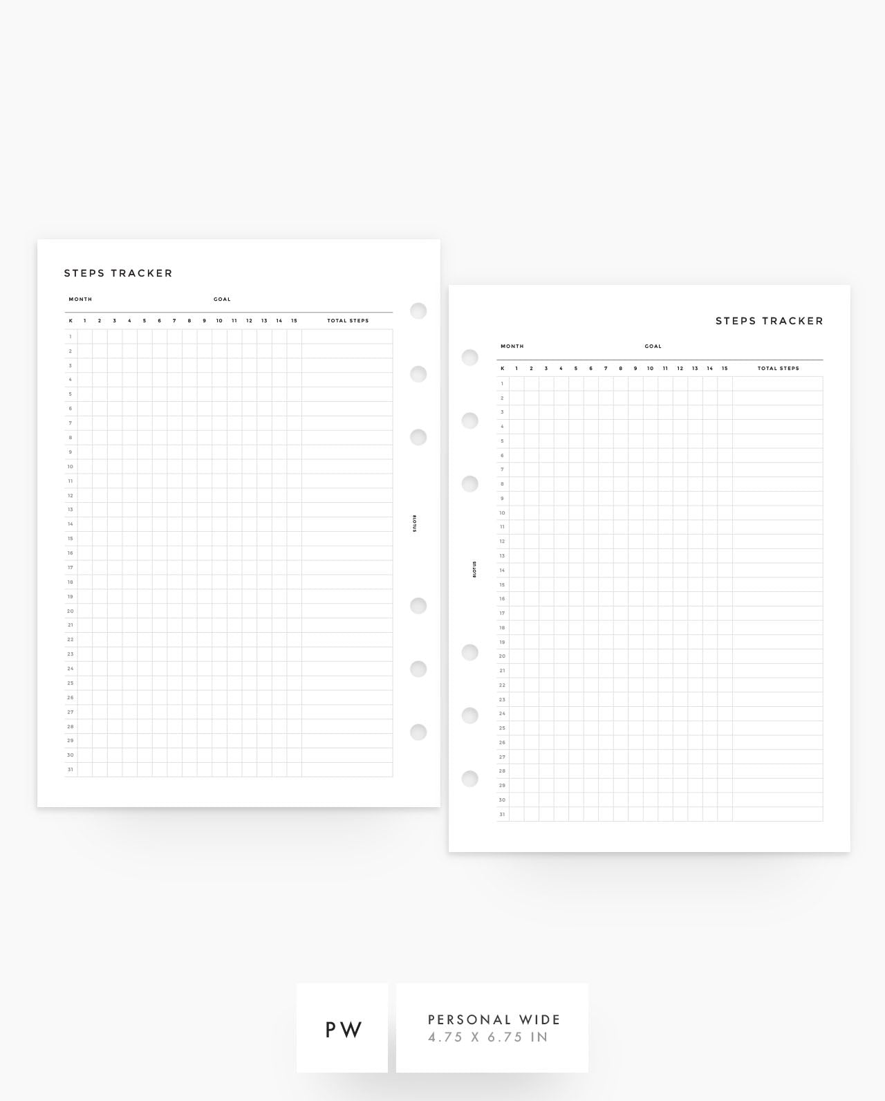 MN154 - Steps Tracker - PDF