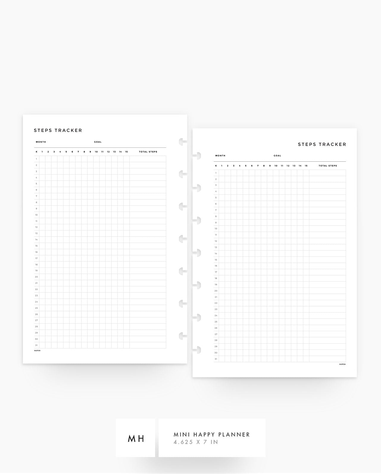 MN154 - Steps Tracker - PDF