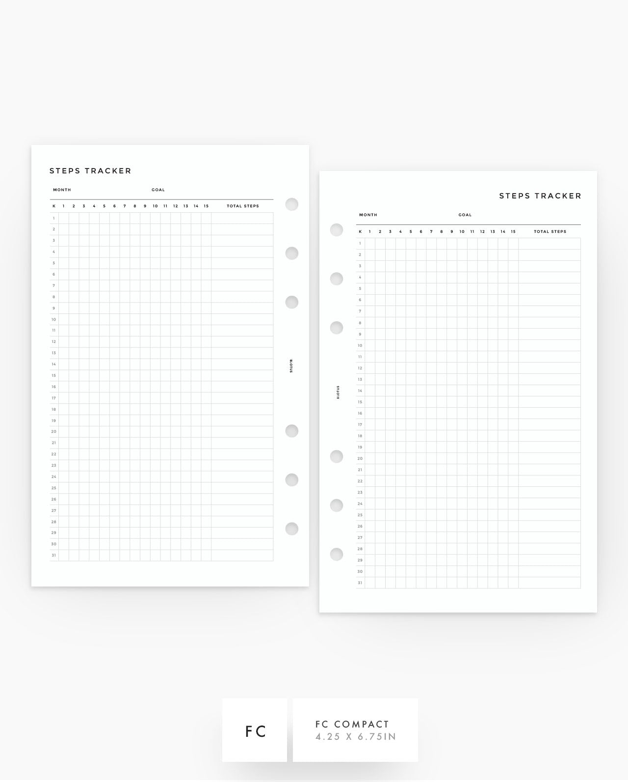 MN154 - Steps Tracker - PDF