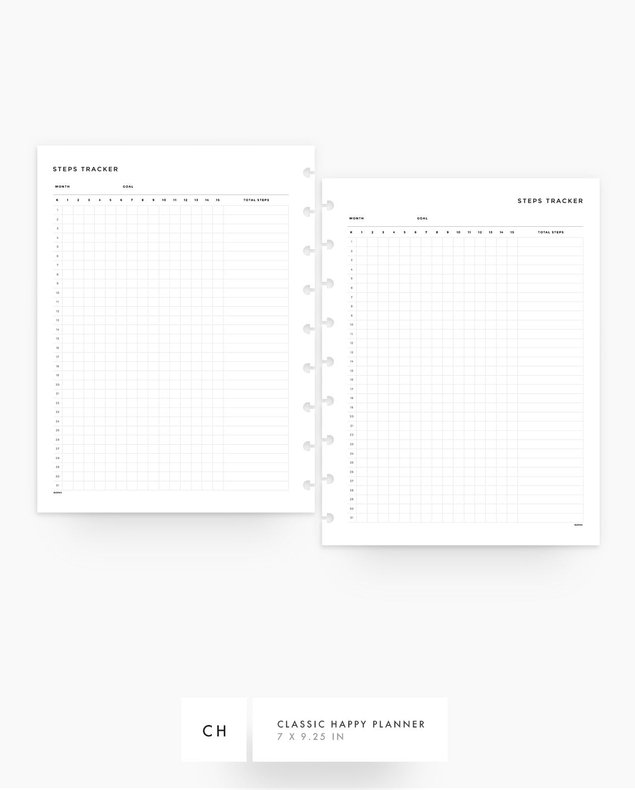 MN154 - Steps Tracker - PDF