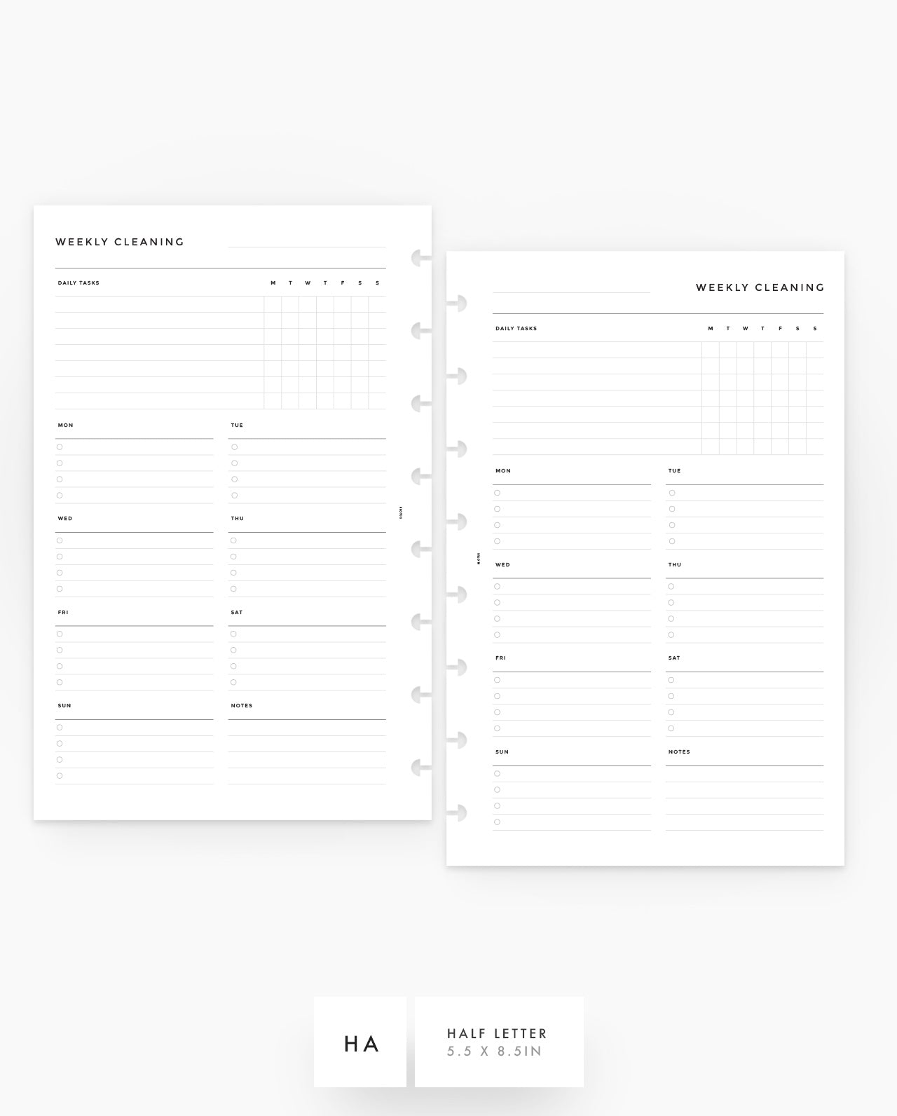 MN055 - Weekly Cleaning - PDF