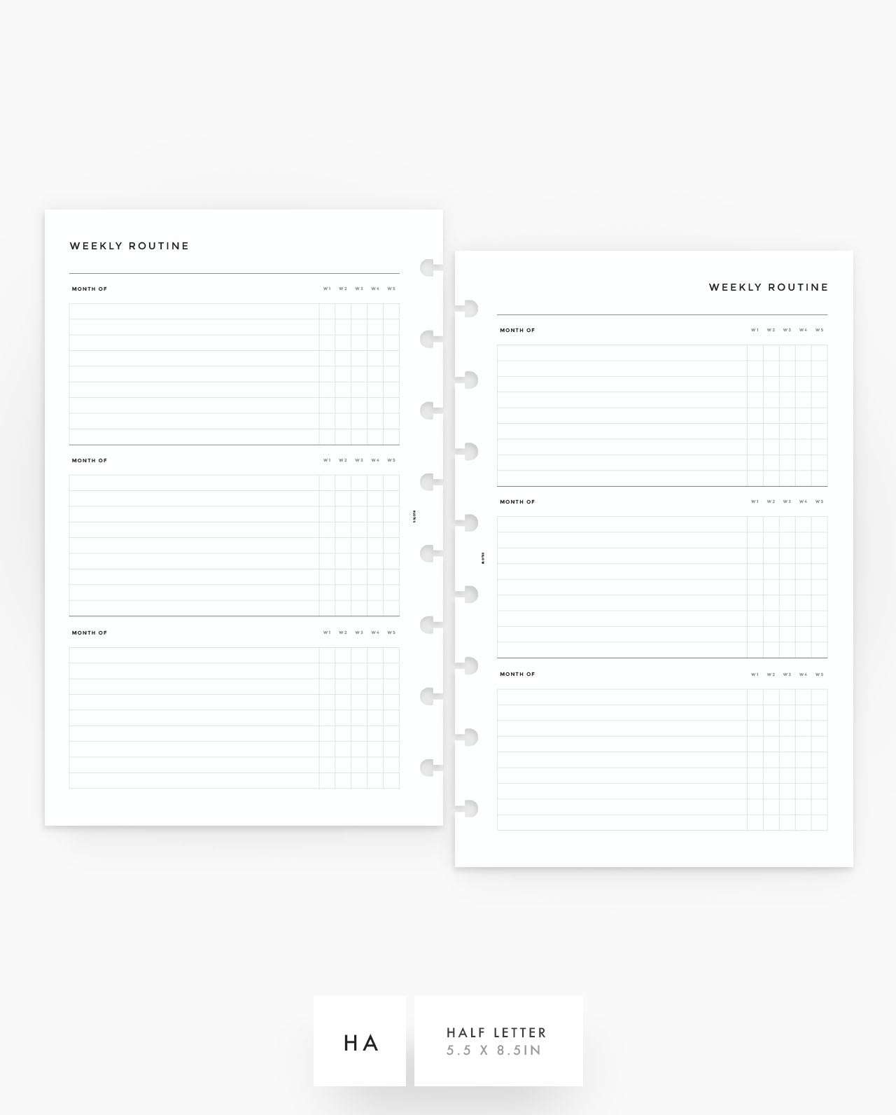 MN184 - Weekly Routine - PDF
