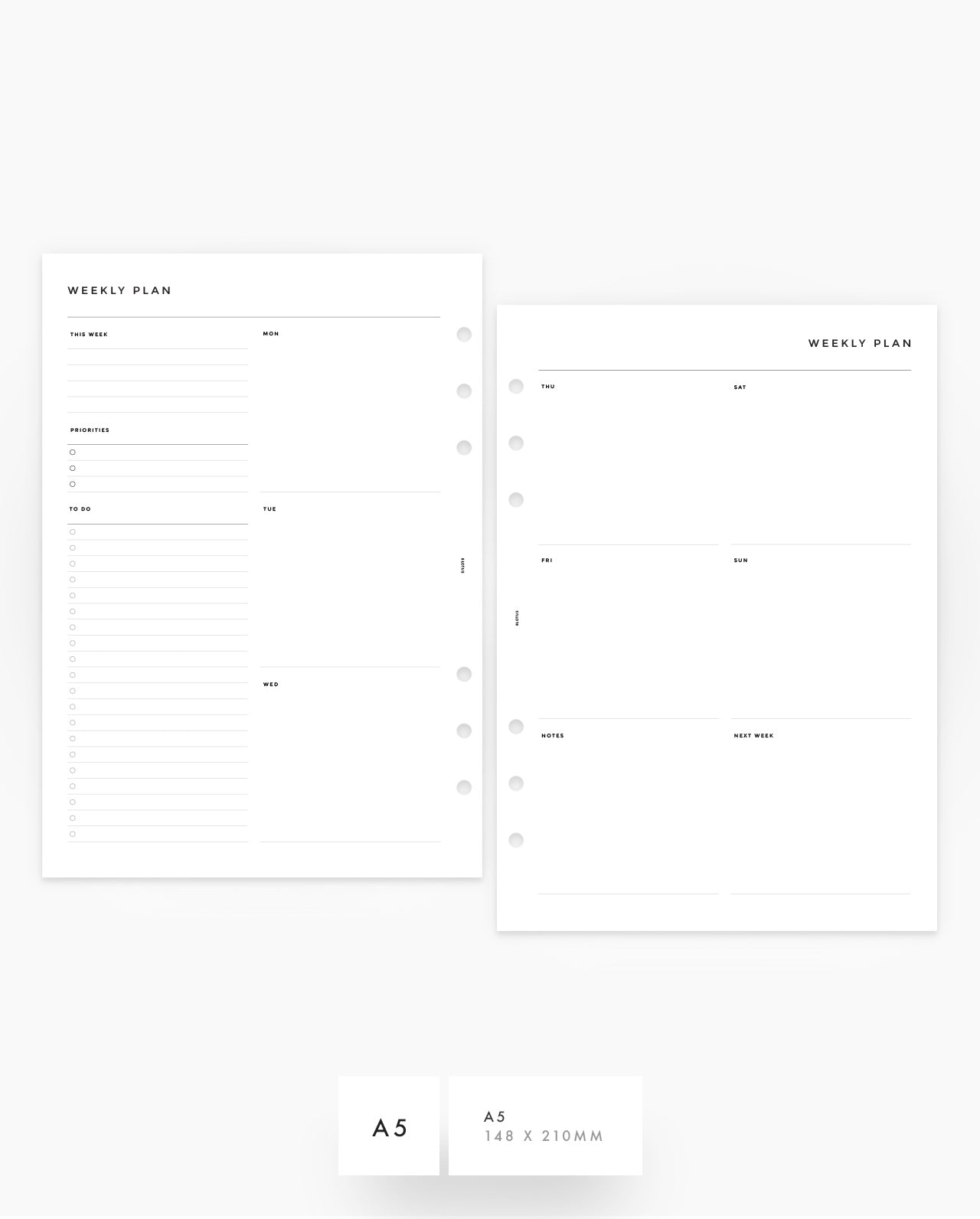 MN088 - Weekly Vertical Box - Blank - PDF