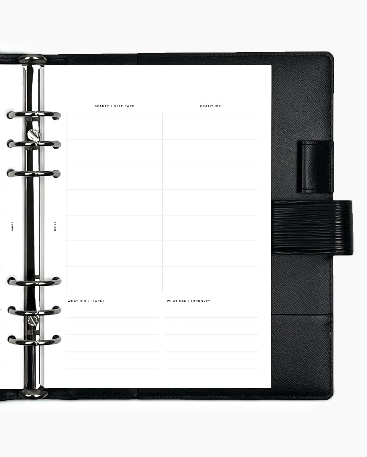 MN049 - Weekly Wellness Planner Inserts - SPECIAL ORDER