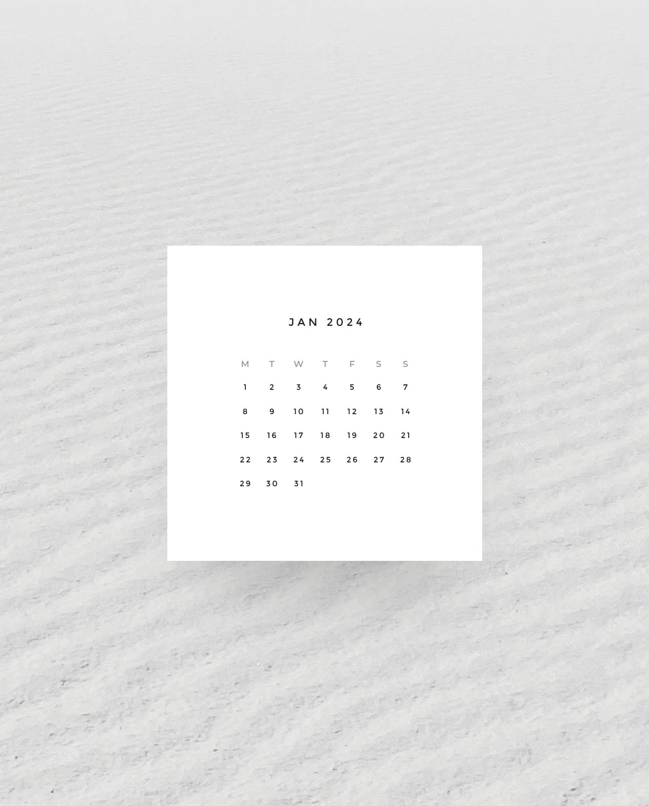 2024 - 2025 Calendar Planner Cards