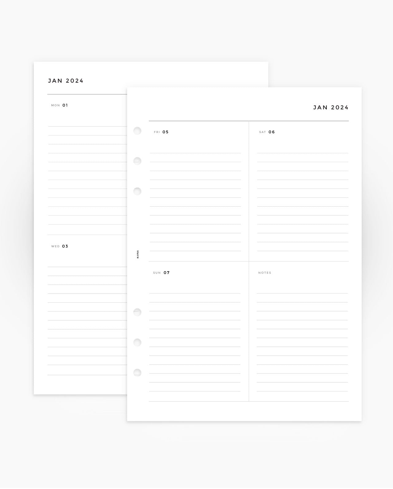 2024 Minimalist Weekly Horizontal Planner 8LOTUS 2024-minimalist-weekly-horizontal-planner-8lotus