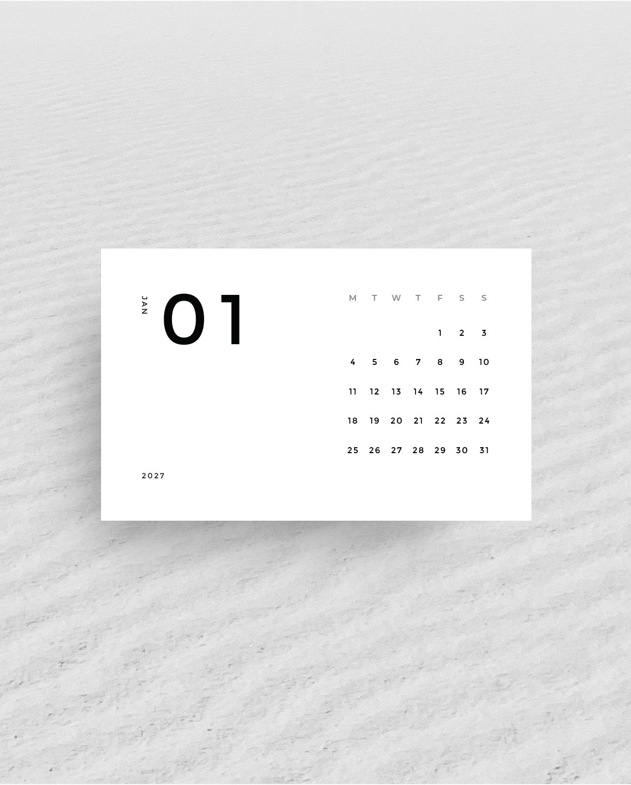 WC020 - 2027 Wallet Cards - PREORDER