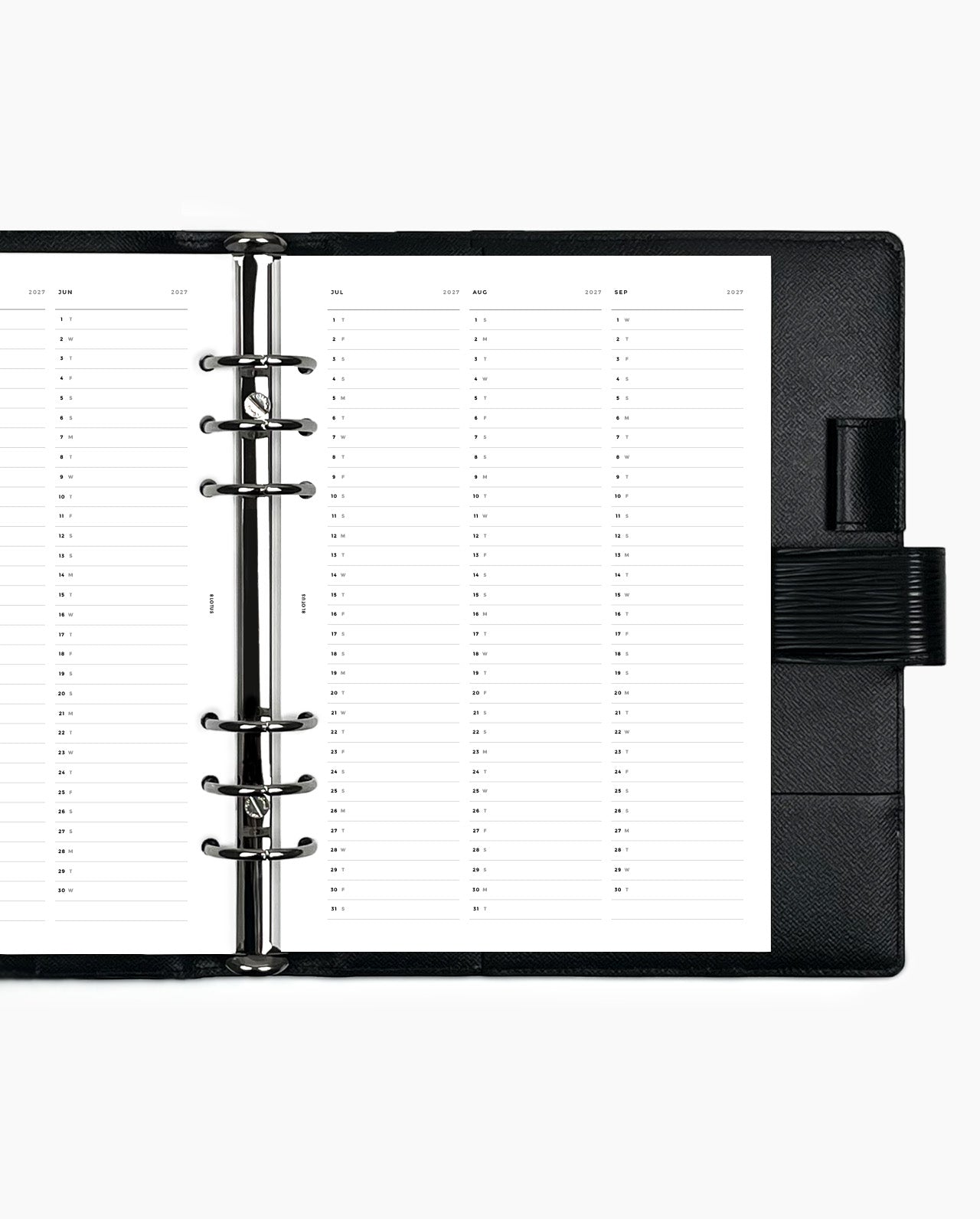 MN286 - 2027 Quarterly Vertical Planner Inserts - QO1P - PREORDER