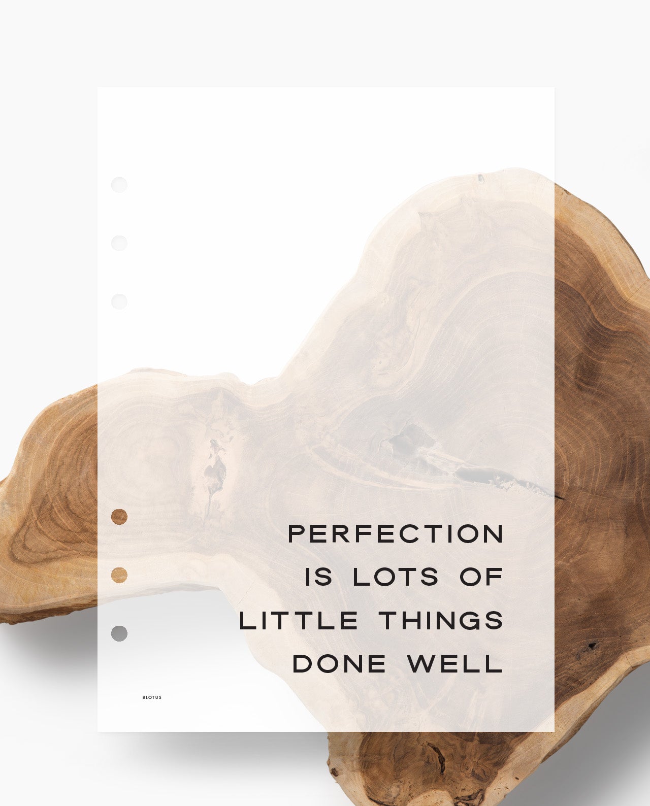 D077 - Perfection Is - Planner Dashboard - Special Order
