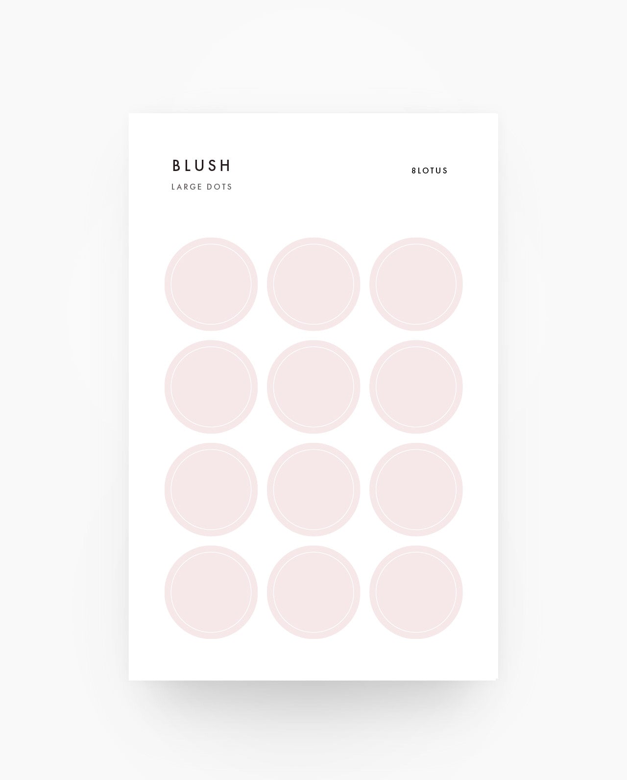 Large Dot Stickers