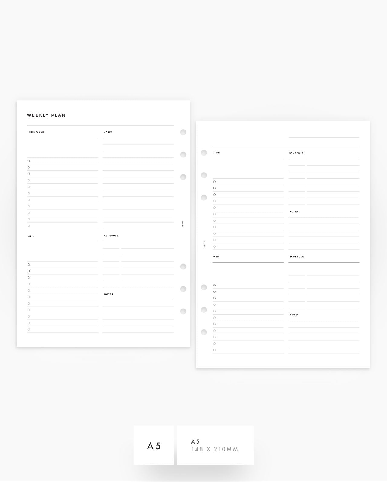 MN079 - Daily Planner Inserts - 2DO1P - PDF