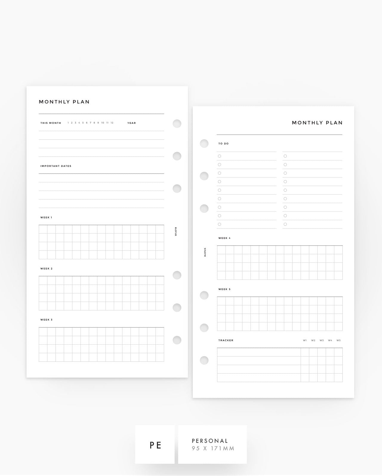 MN176 - Monthly Planner - MO2P - PDF