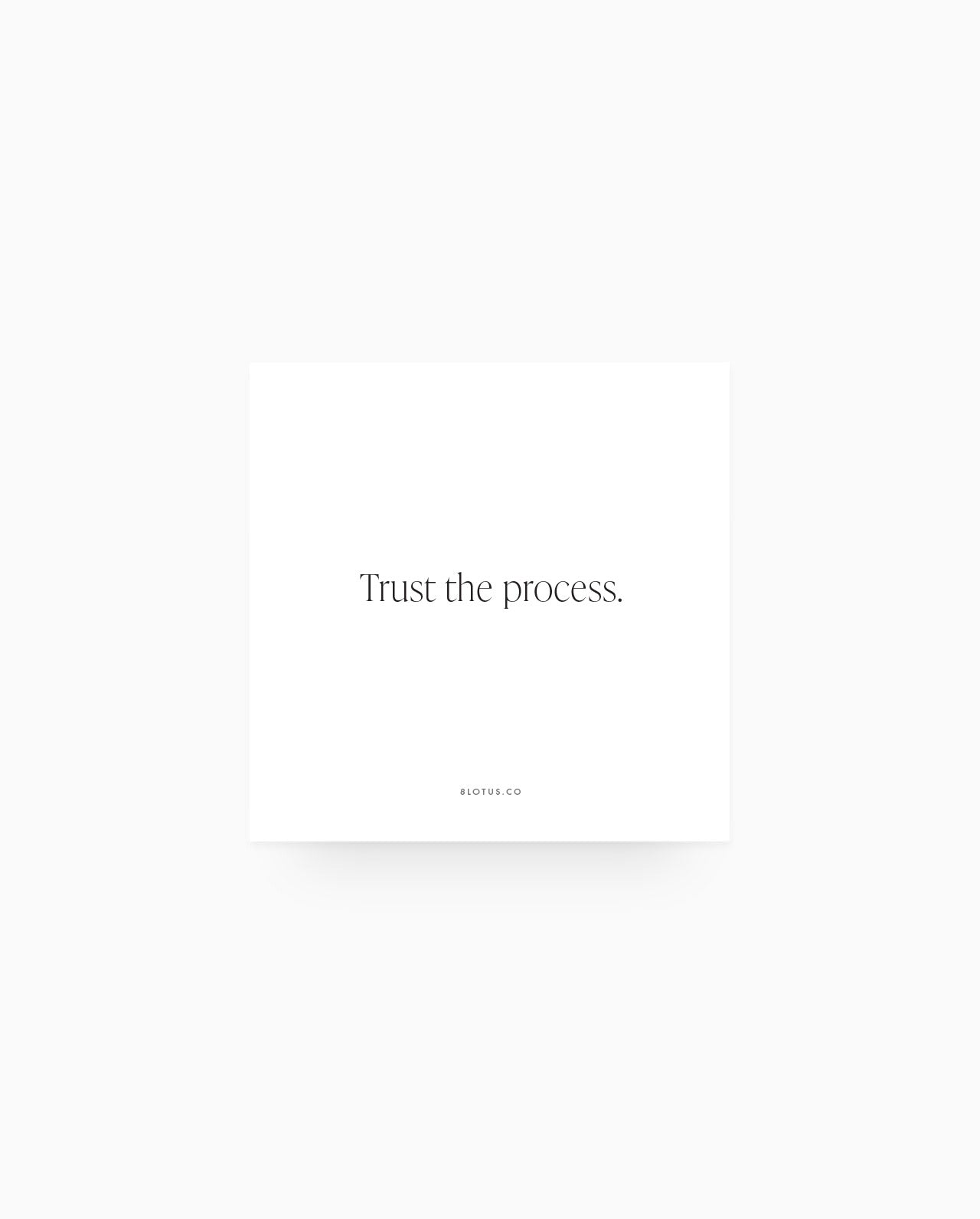 PC013 - Trust the Process - Planner Card