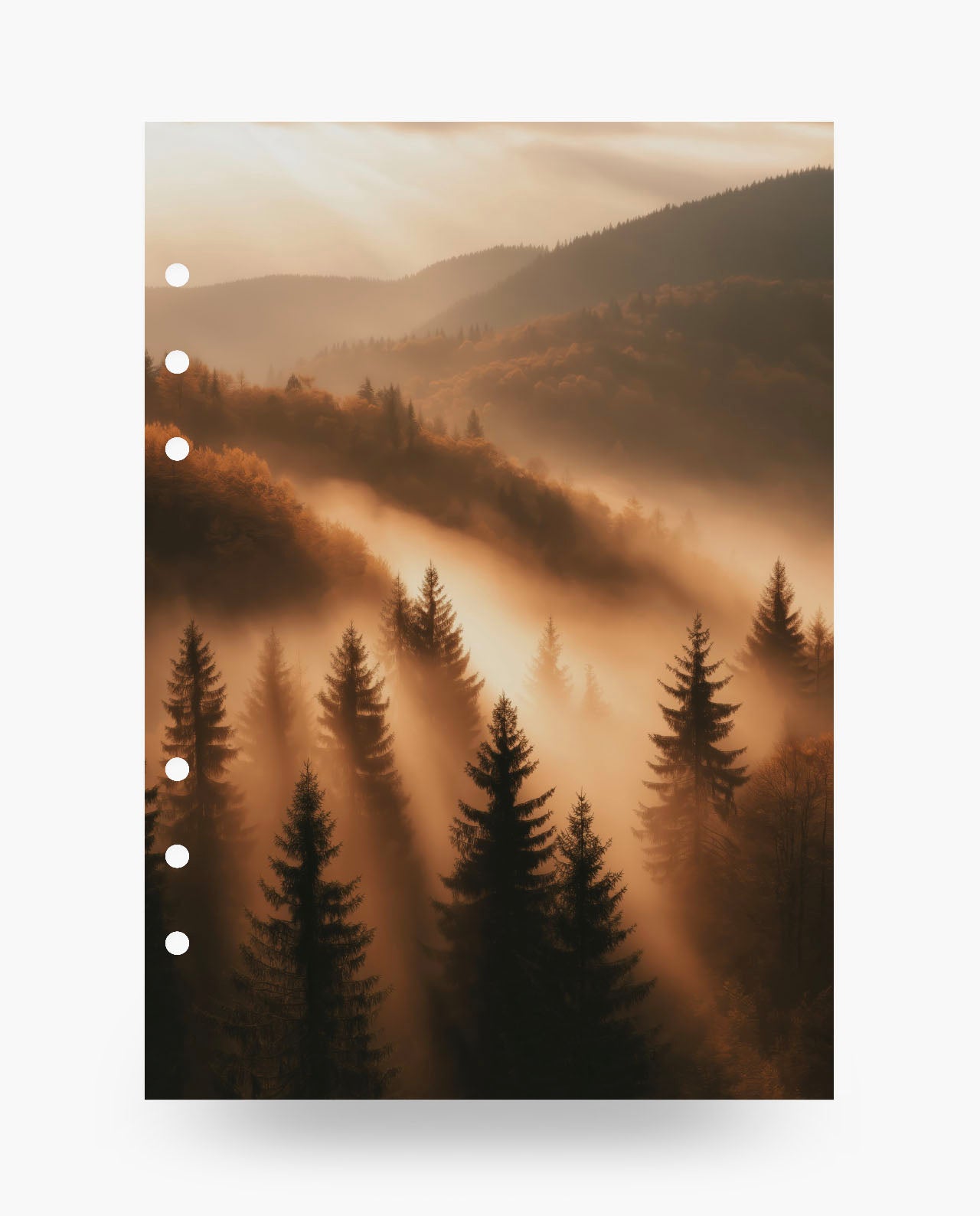 D084 - Autumn Mist - Planner Dashboard - SPECIAL ORDER