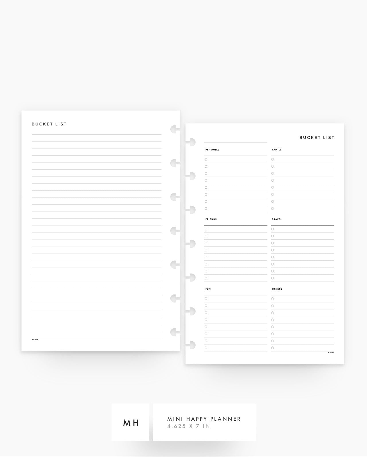 MN251 - Bucket List - SPECIAL ORDER