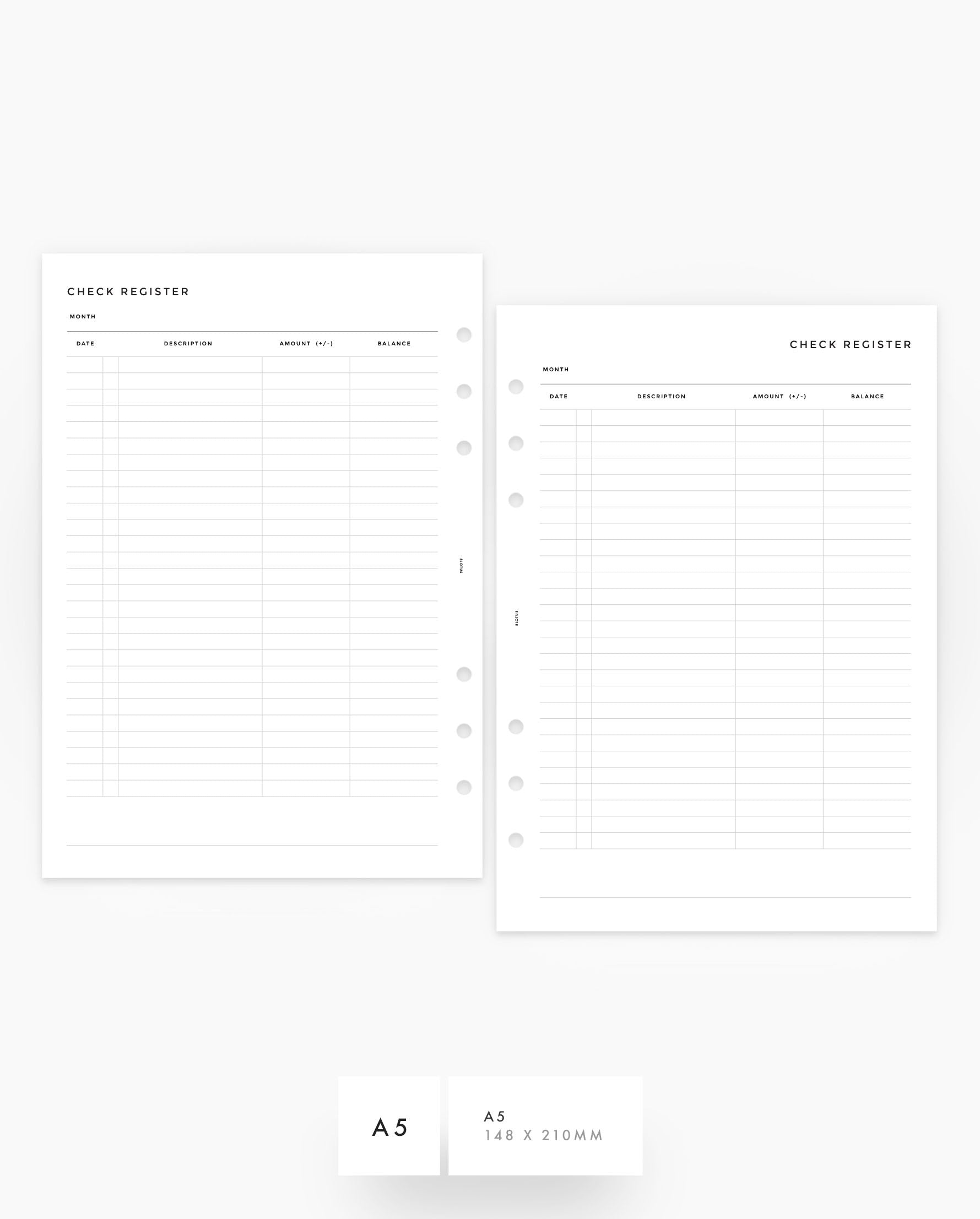 MN235 - Check Register - Printable PDF