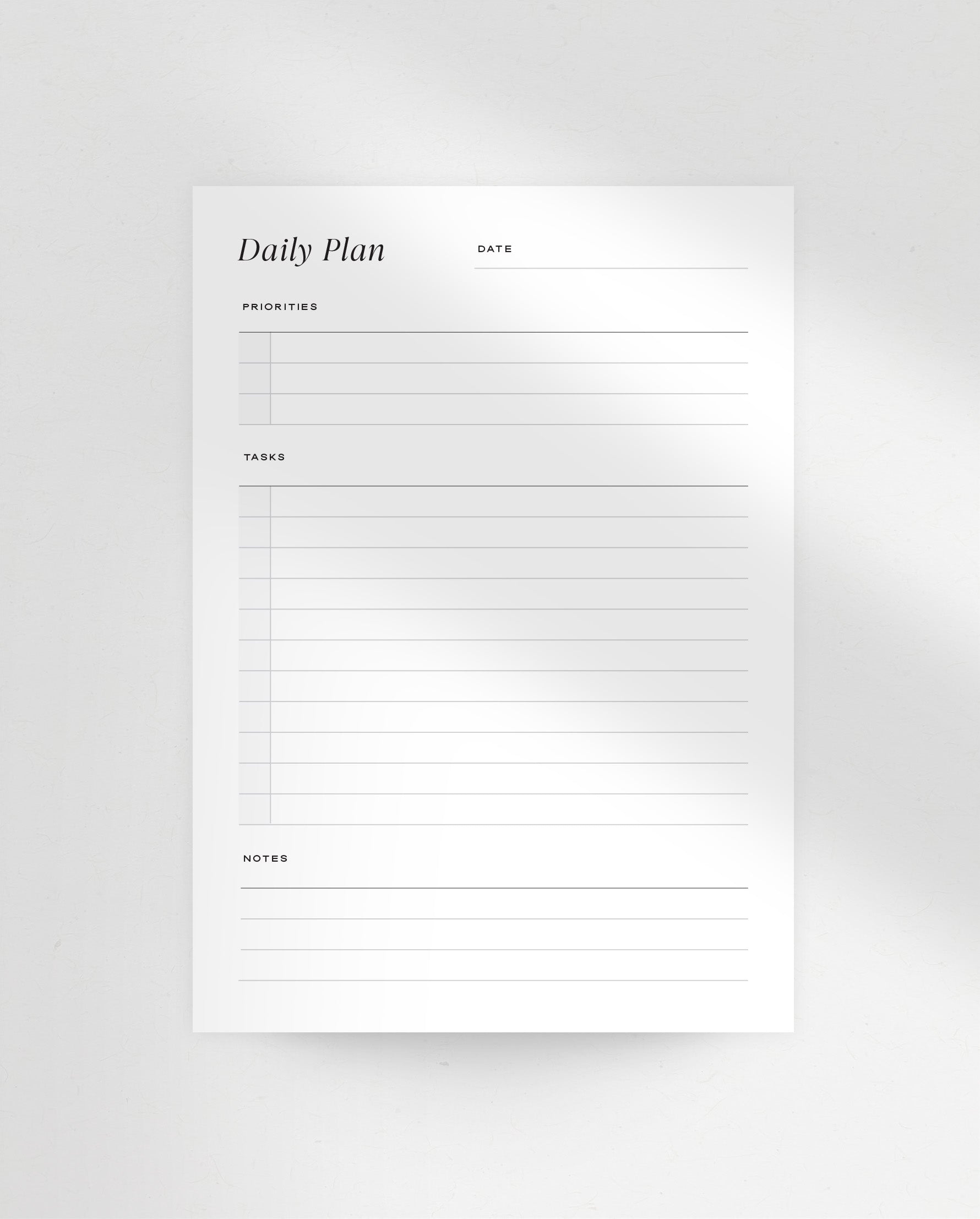 CL003 - Daily Planner - A6 - Notepad
