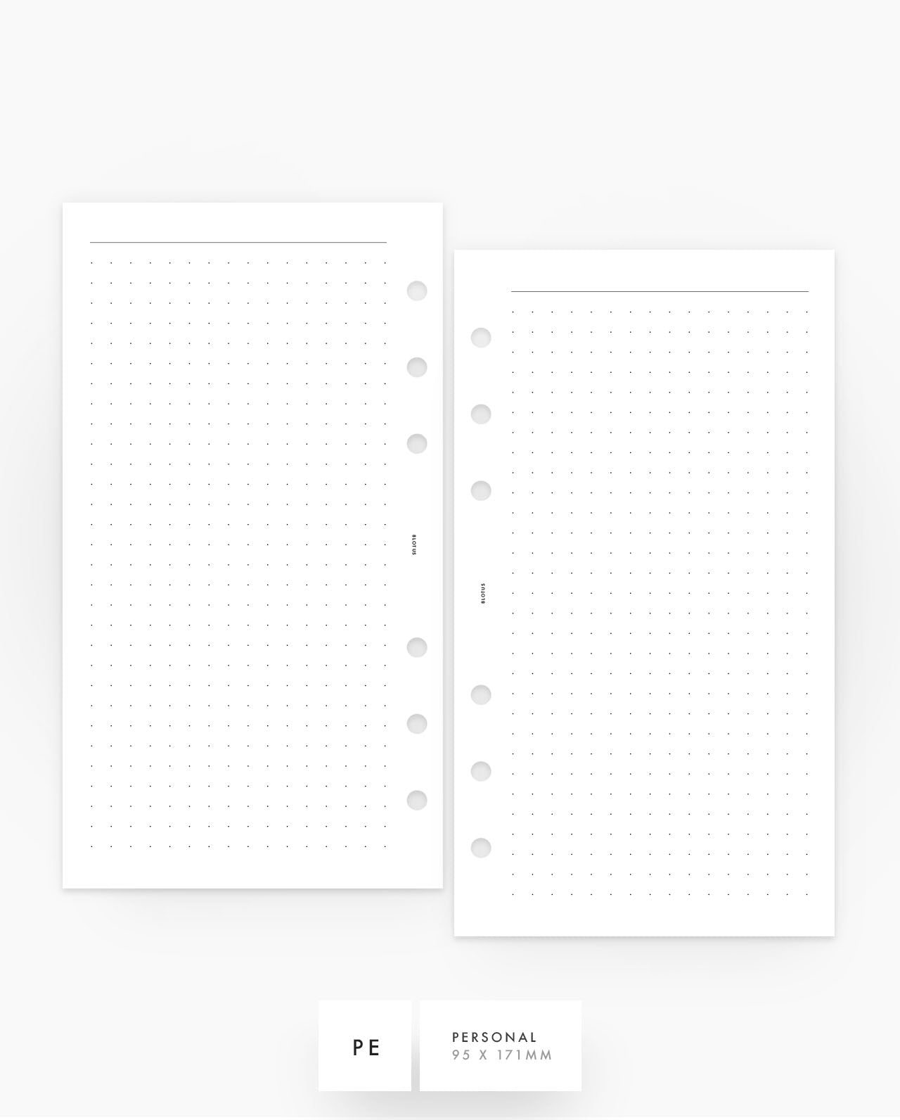 MN158 - Dot Grid Planner Inserts - SPECIAL ORDER
