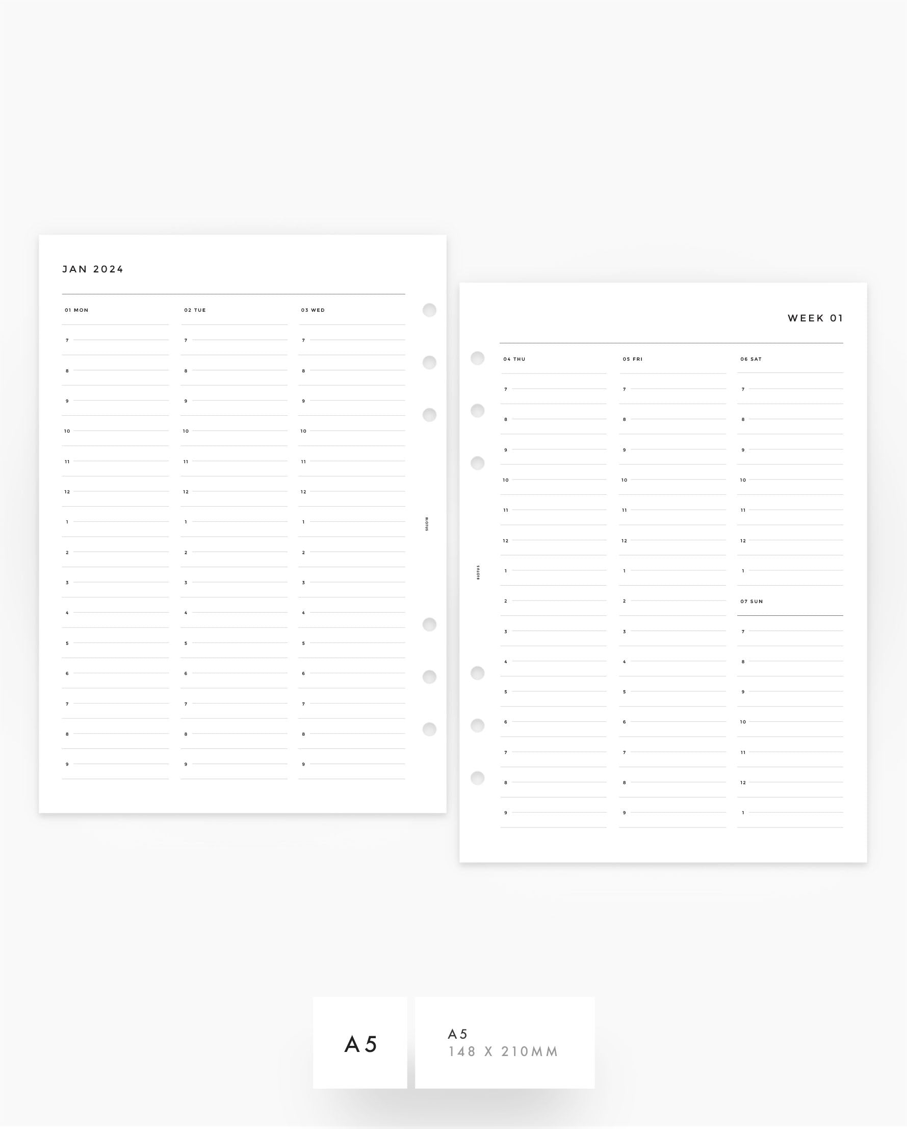 MN236 - 2024 Dual Weekly Planner - WO4P