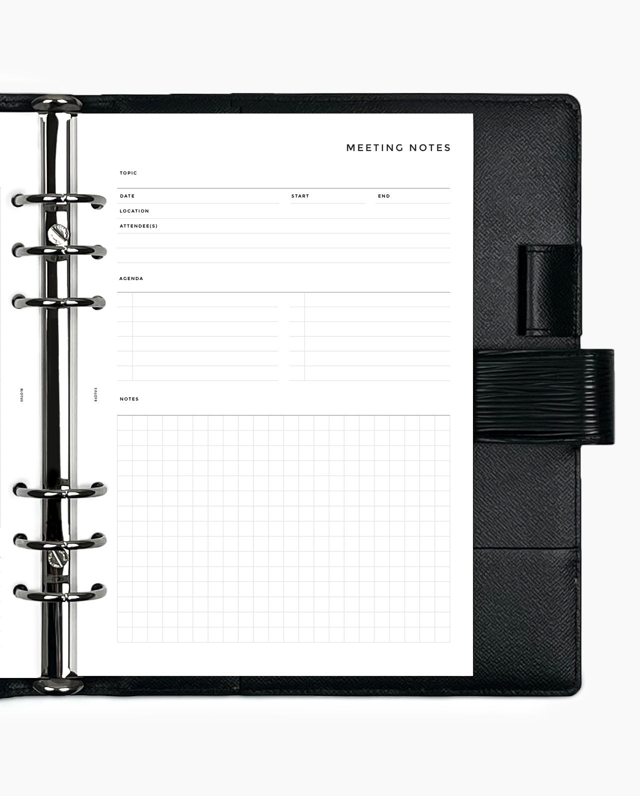 MN106 - Meeting Notes - Planner Inserts - SPECIAL ORDER