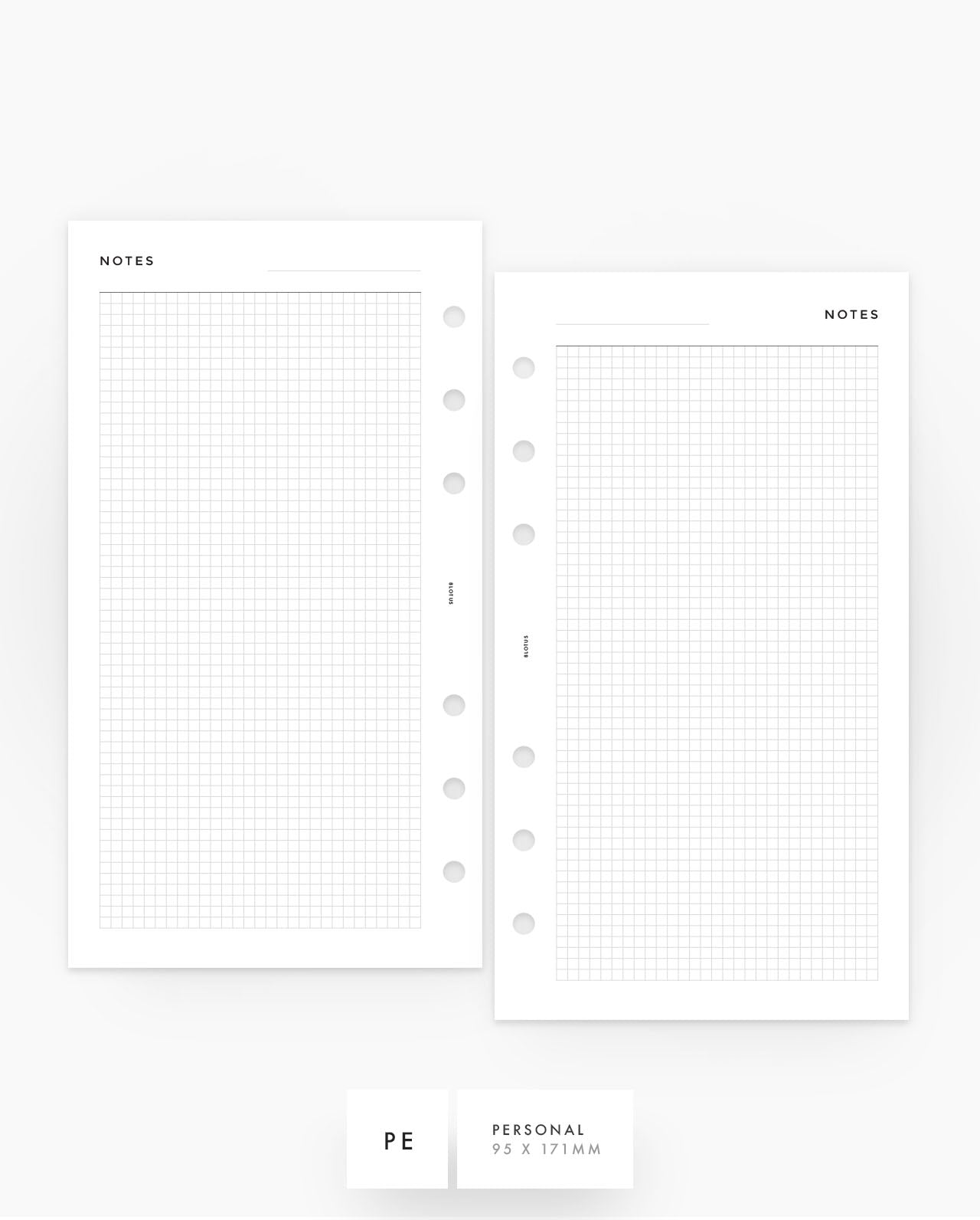 MN070 - Mini Grid - Planner Inserts - SPECIAL ORDER