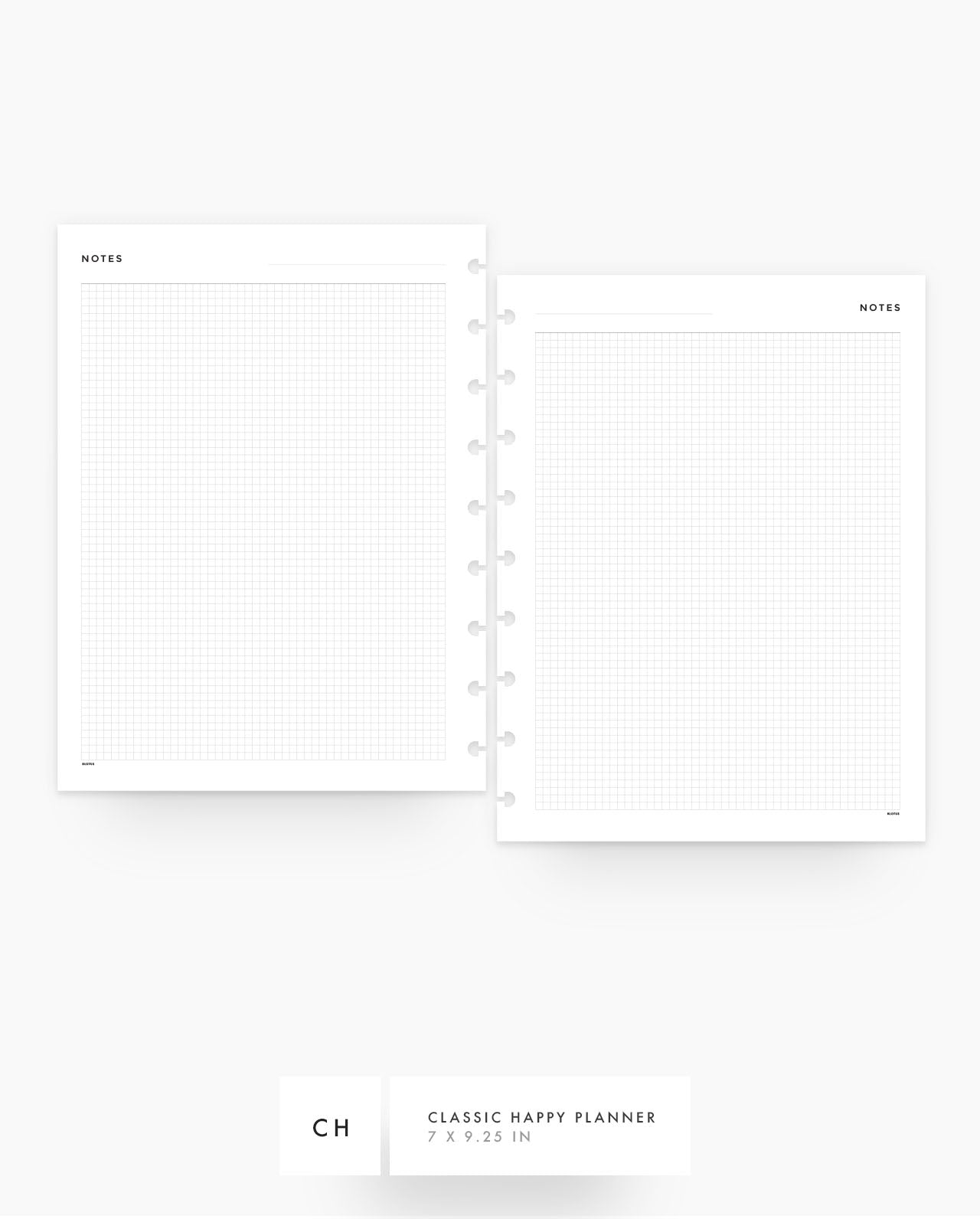 MN070 - Mini Grid - Planner Inserts - SPECIAL ORDER