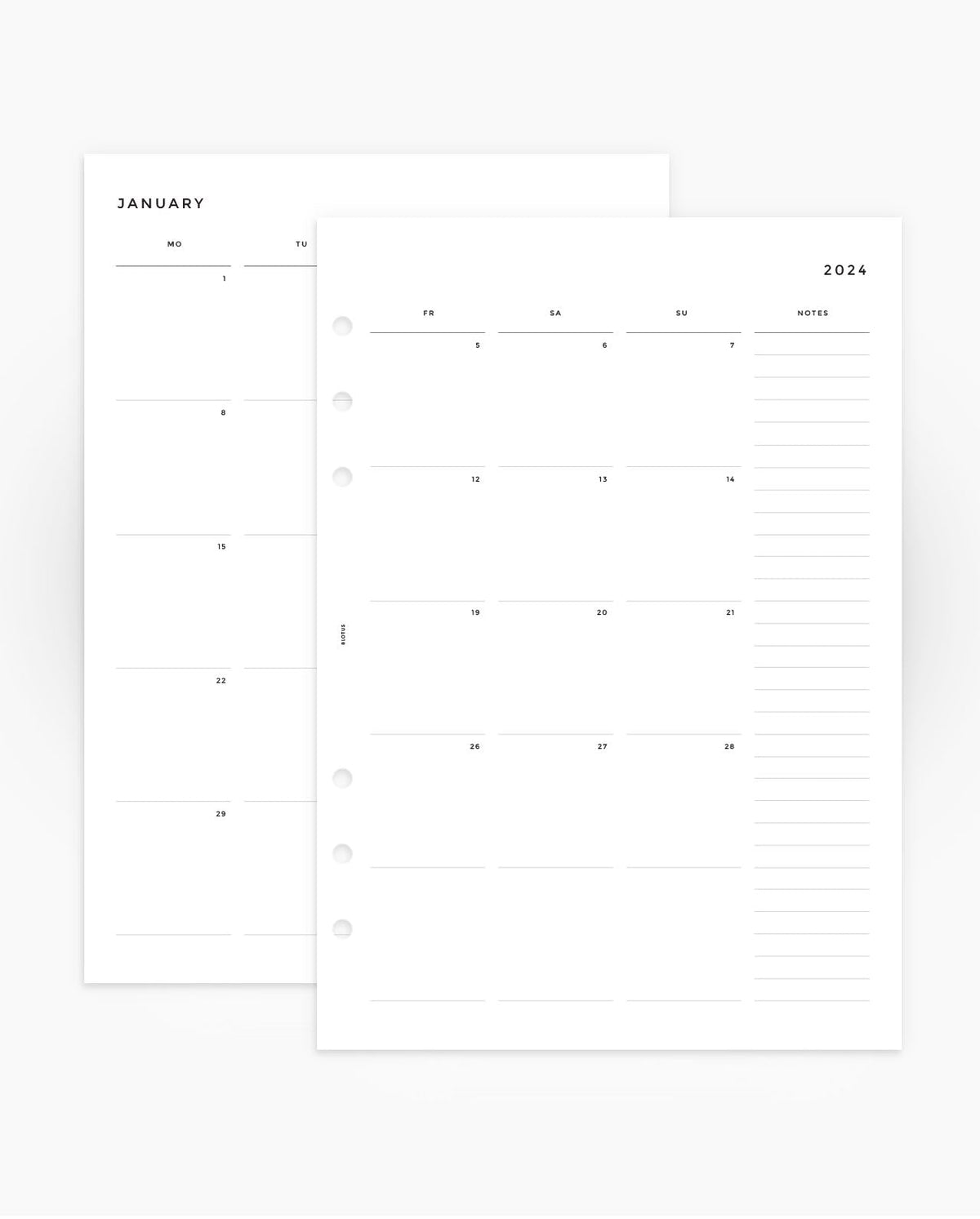 2024 - 2025 Dated Planner Inserts & Refills 2024 - 2025 Dated Planner Inserts & Refills