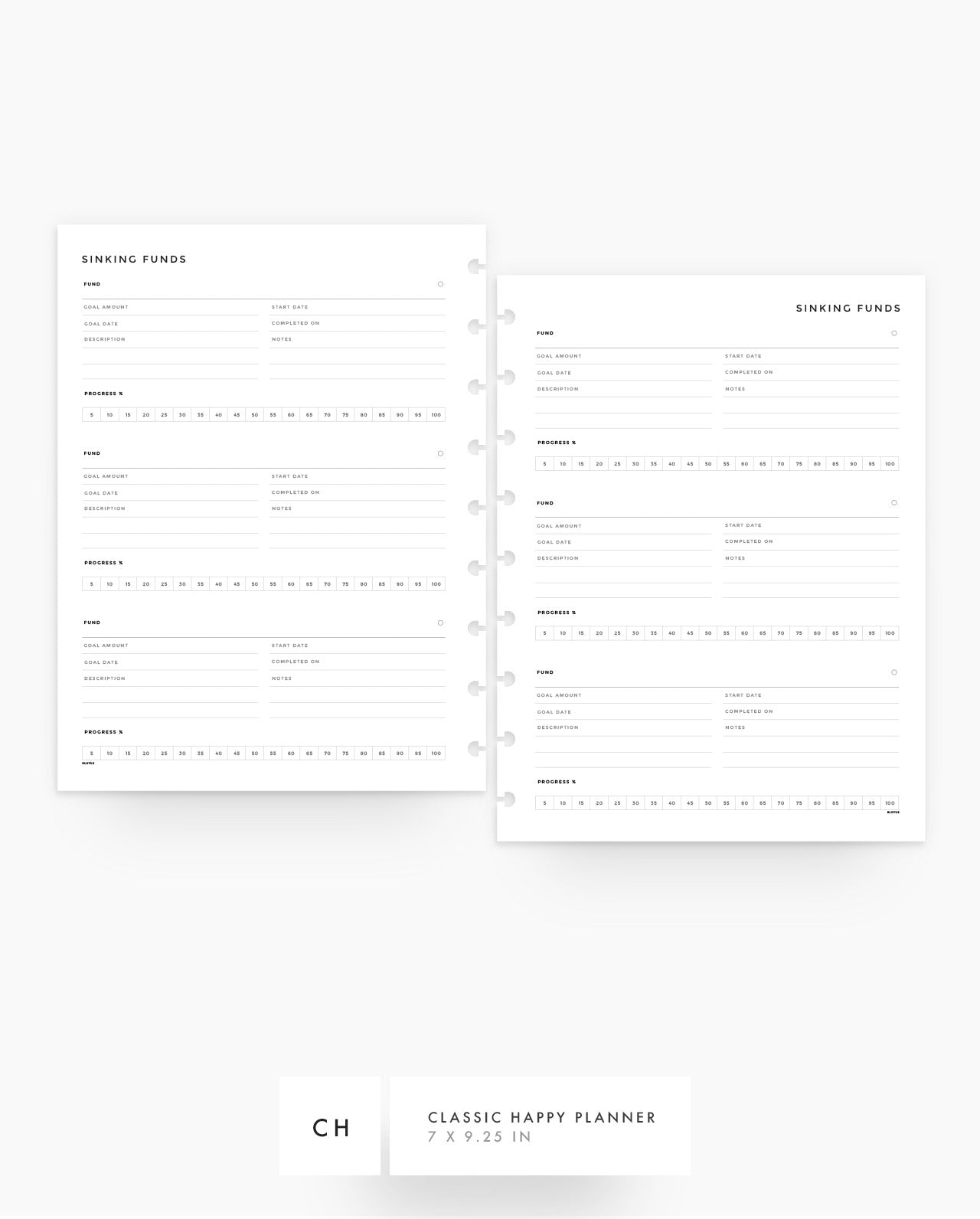 MN254 - Sinking Funds Tracker - SPECIAL ORDER