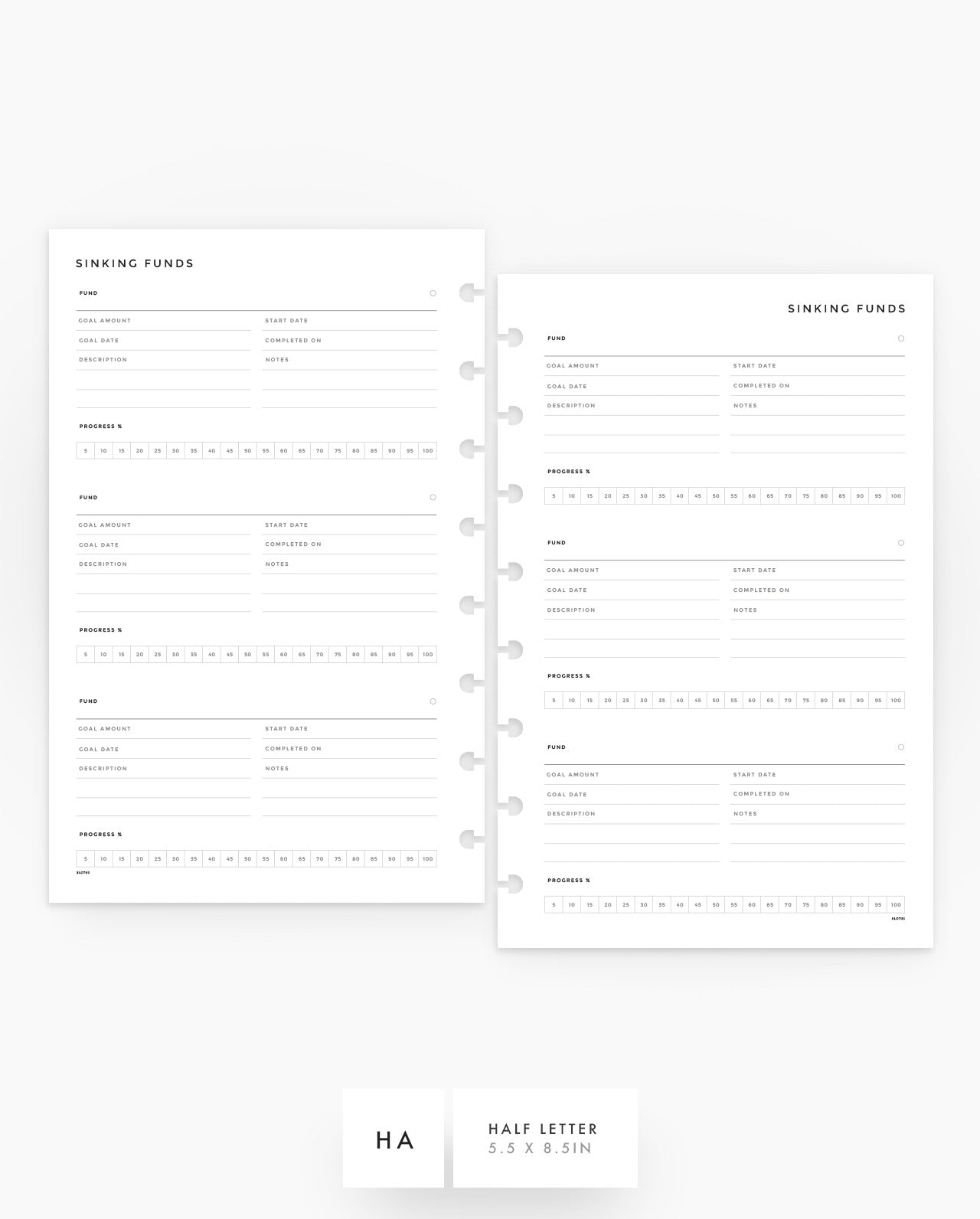 MN254 - Sinking Funds Tracker - SPECIAL ORDER