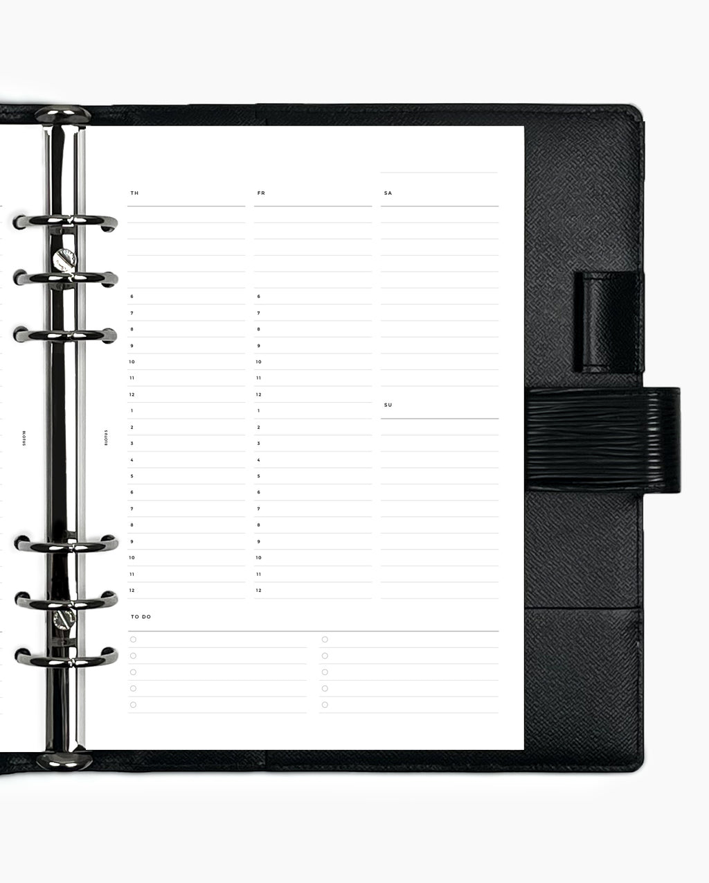 Louis Vuitton Inspired Agenda Calendar Refill Inserts & To-Do
