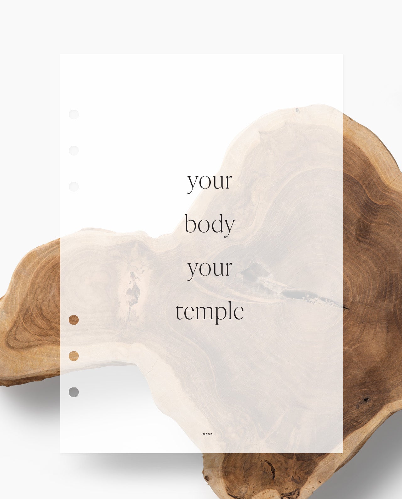 D103 - Your Body Your Temple - Planner Dashboard