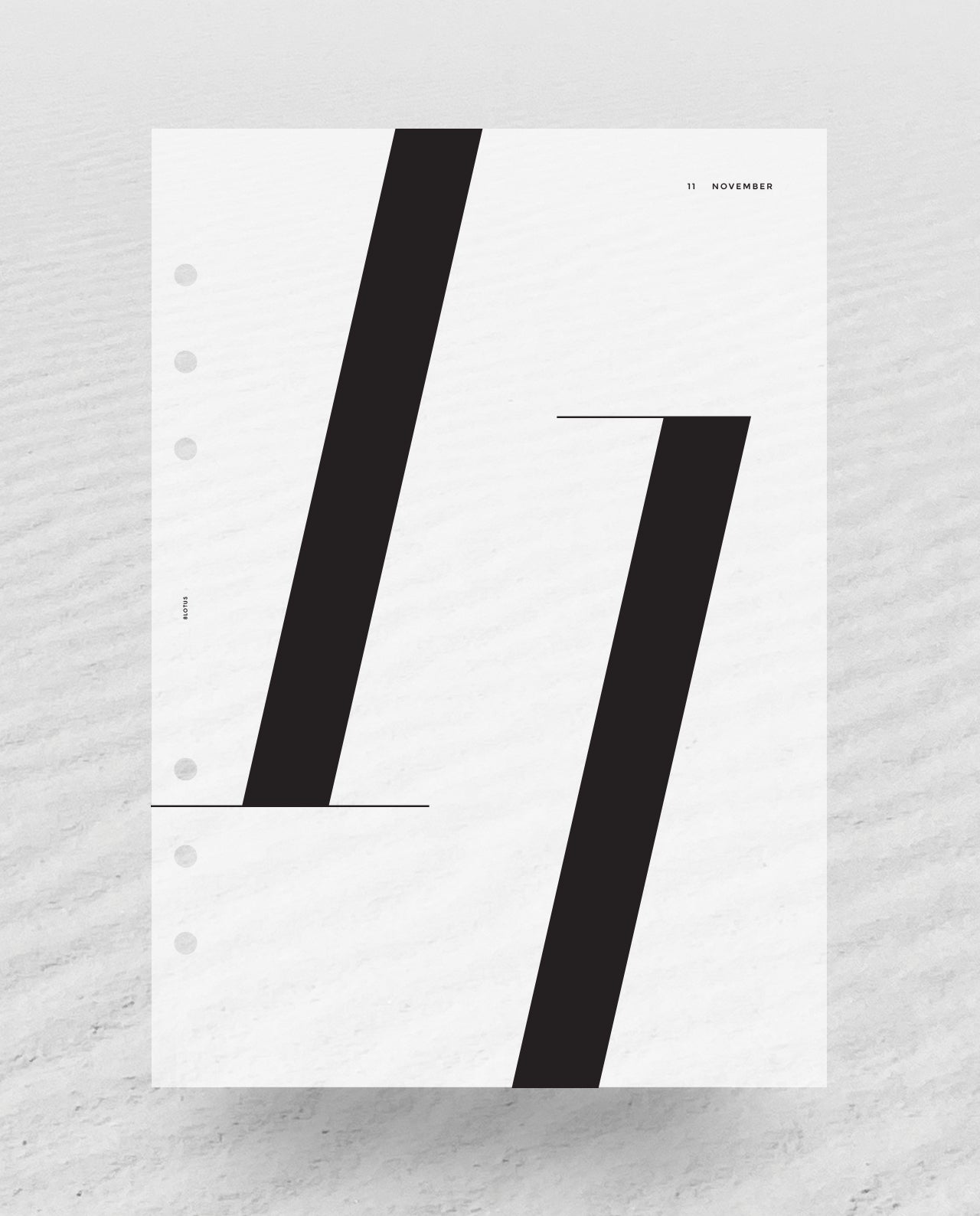 D013 - BOLD SERIF Numerals - Monthly Covers