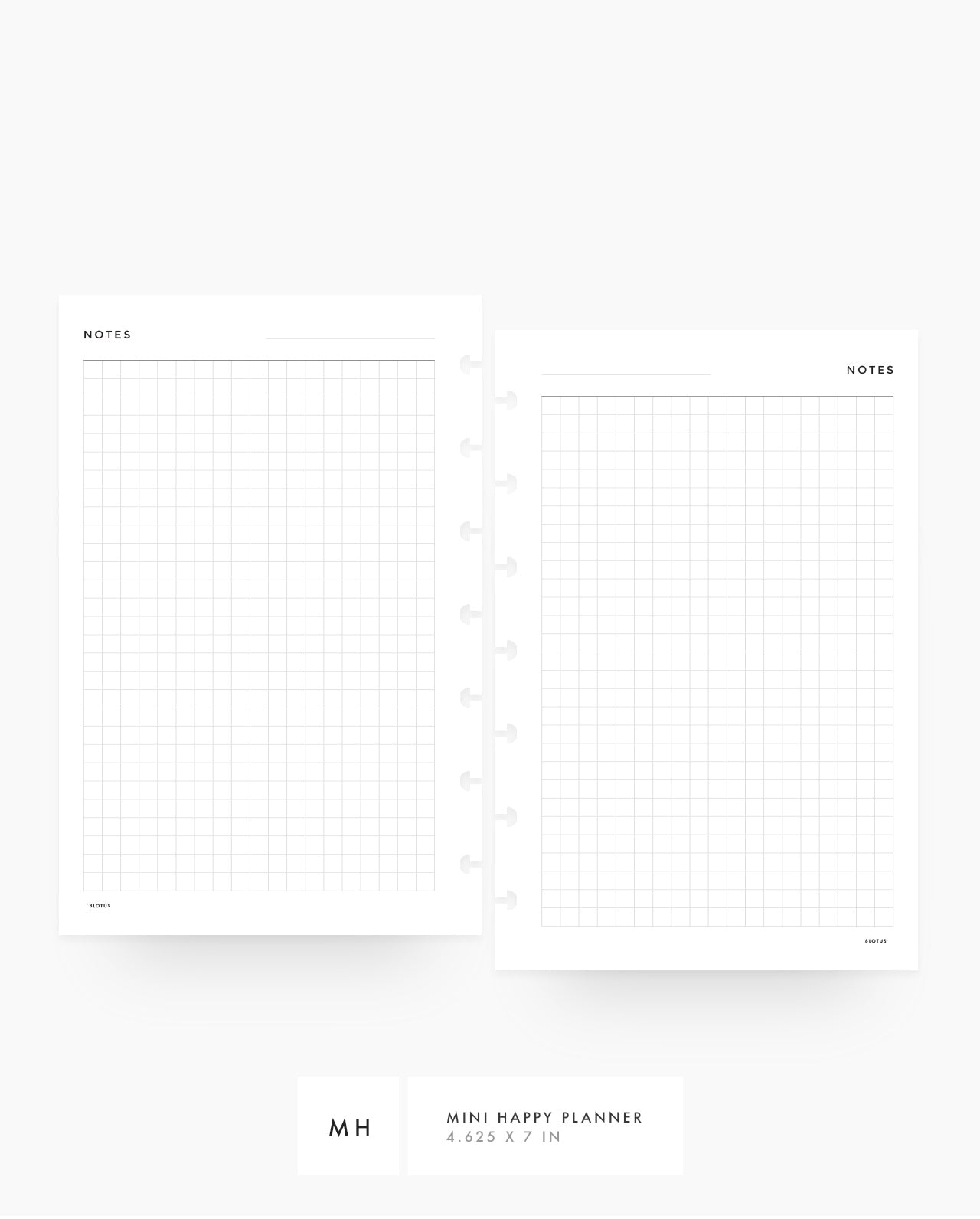 MN014 - Grid Notes - PRINTABLE Inserts