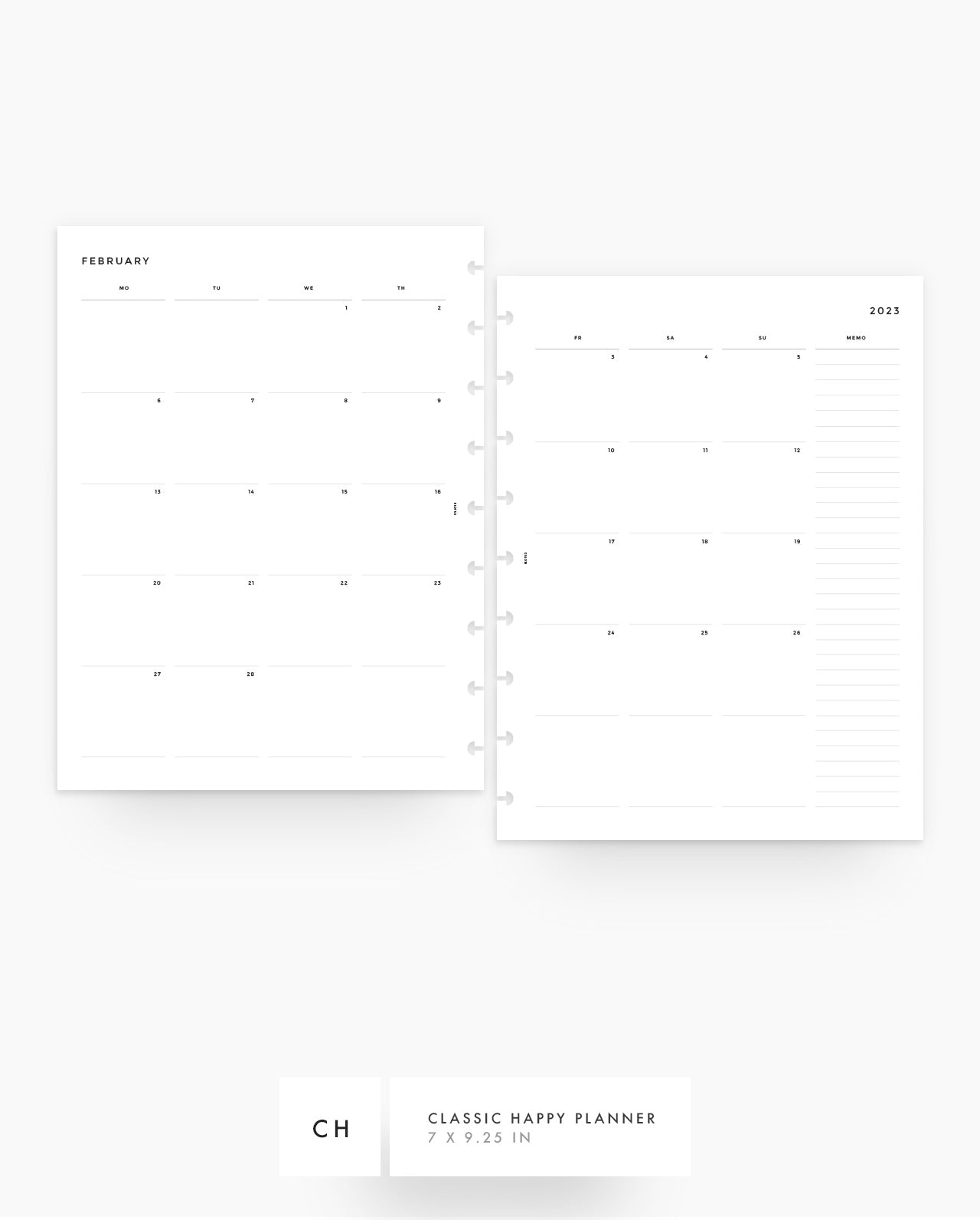 MN016 - 2023 MONTHLY PLANNER - MO4P - PDF