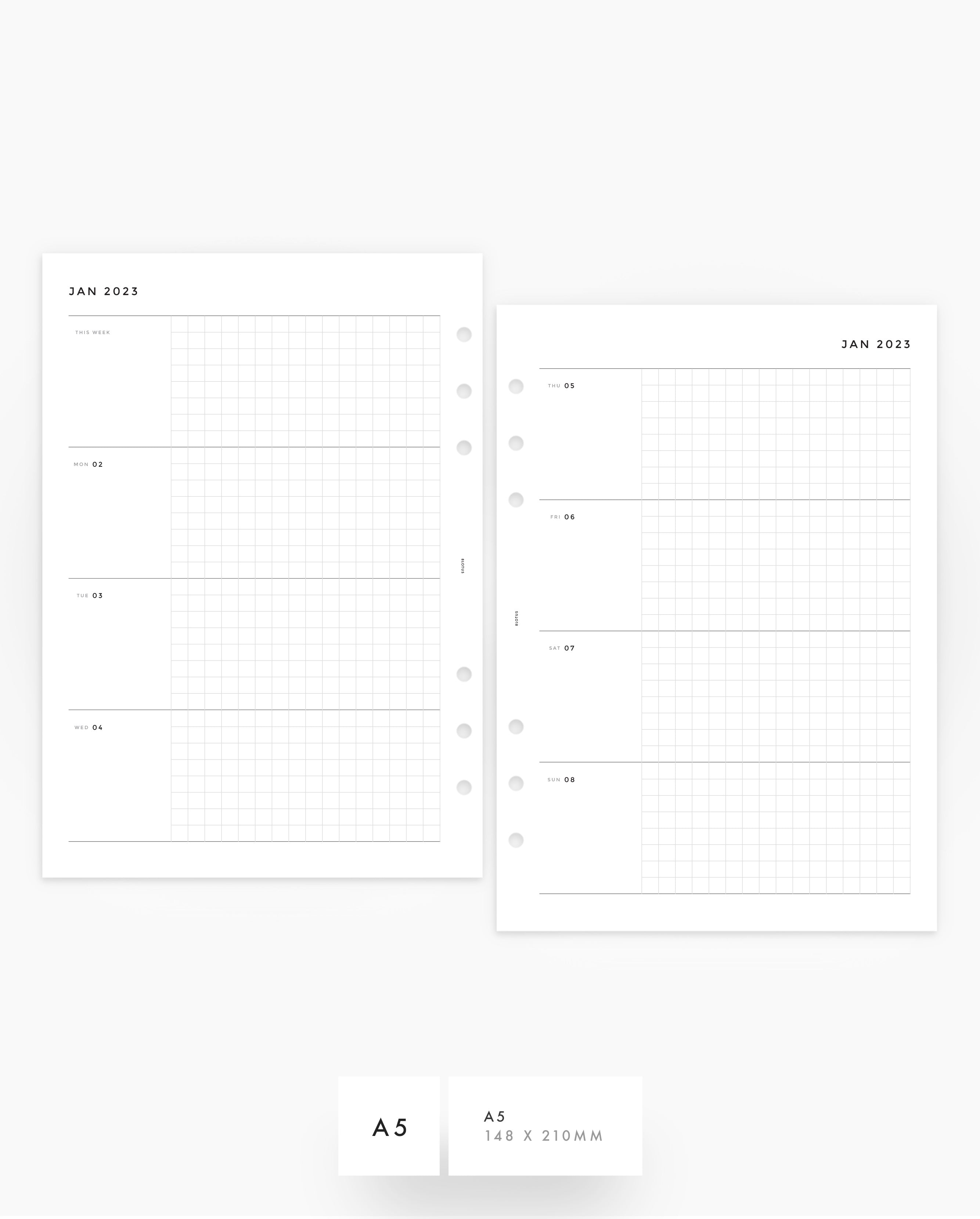 MN019G - 2023 WEEKLY PLANNER - WO2P - PDF