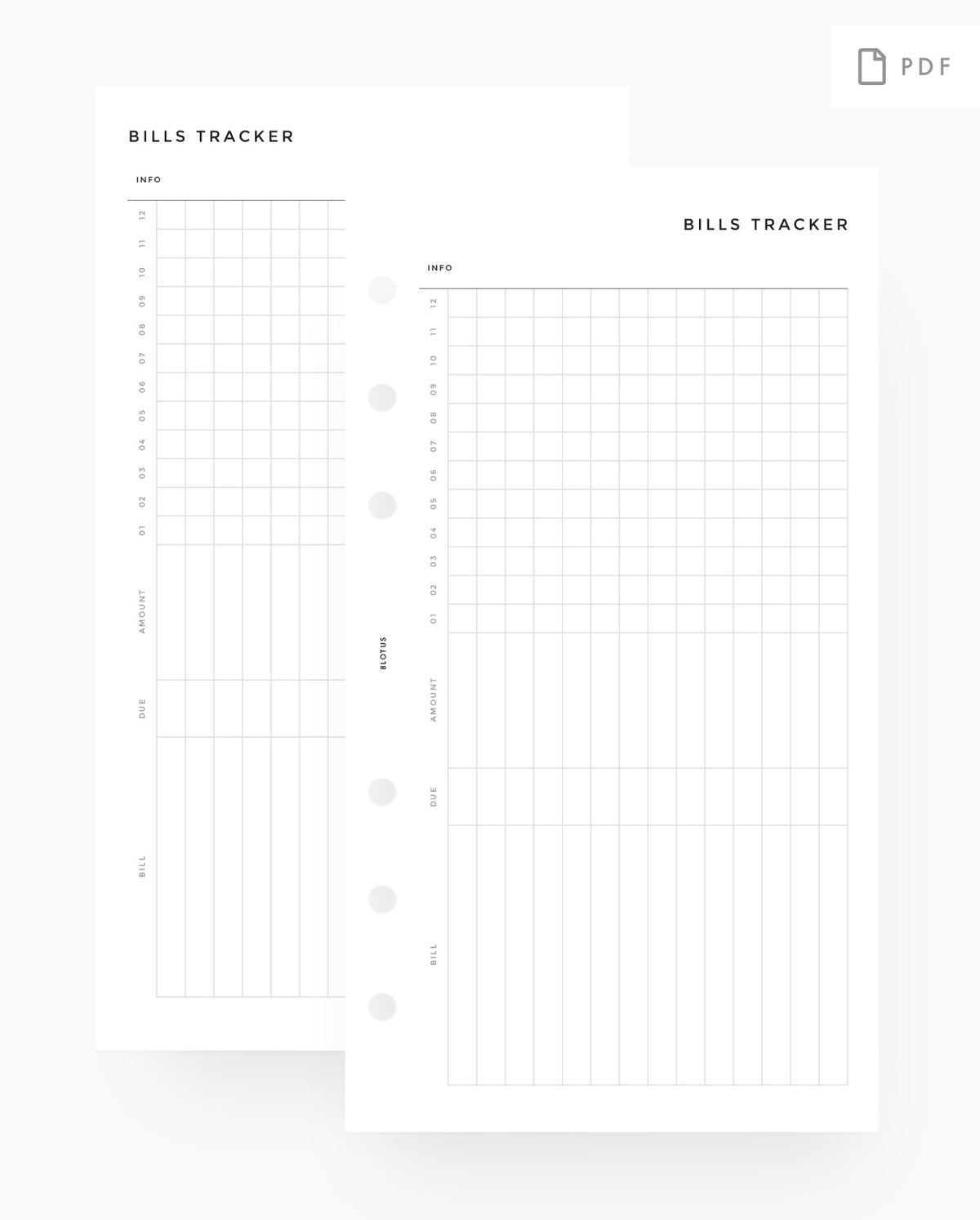 Printable Planner Inserts