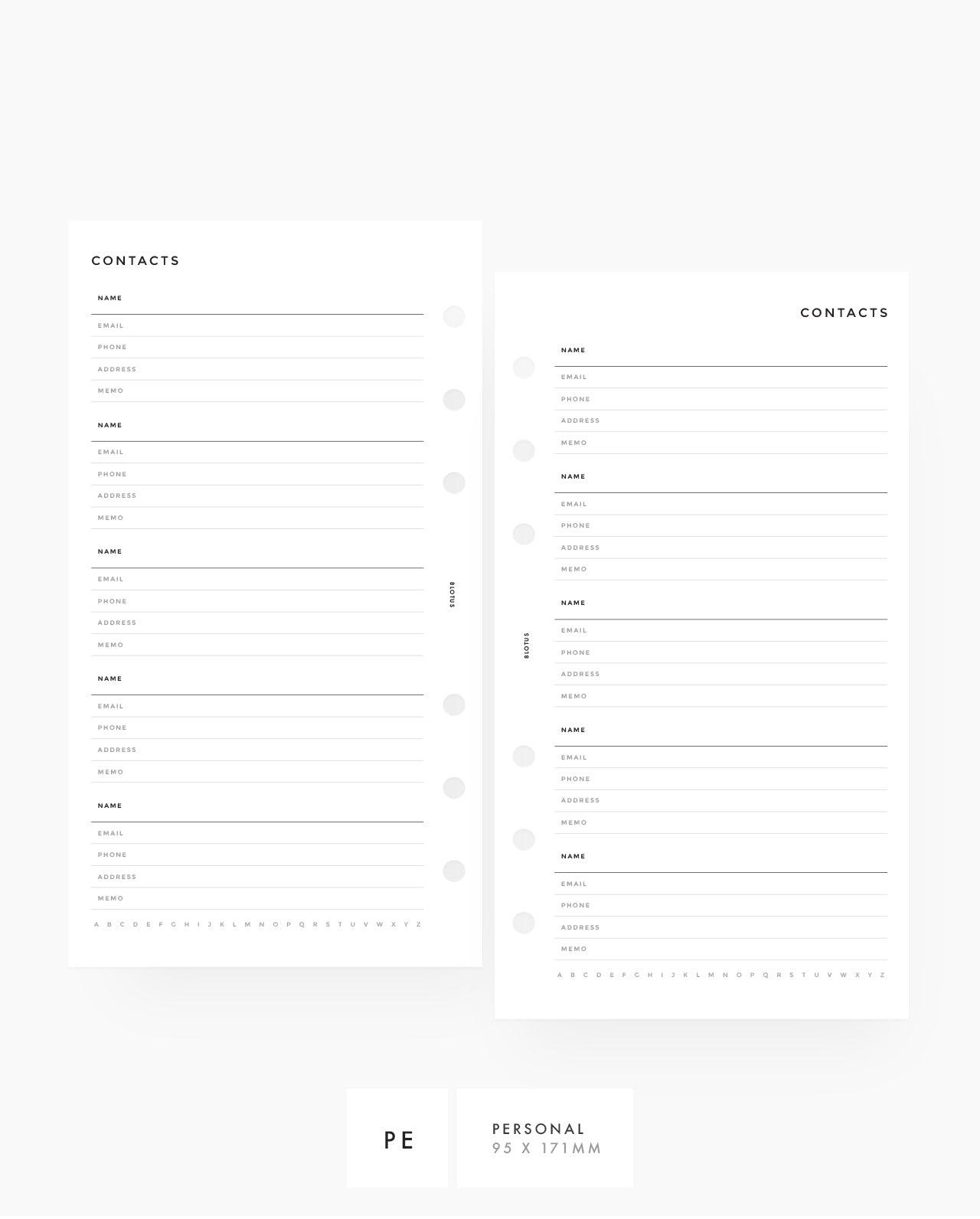 Printable Contact List Planner Insert - 8Lotus printable-contact-list-planner-insert-8lotus