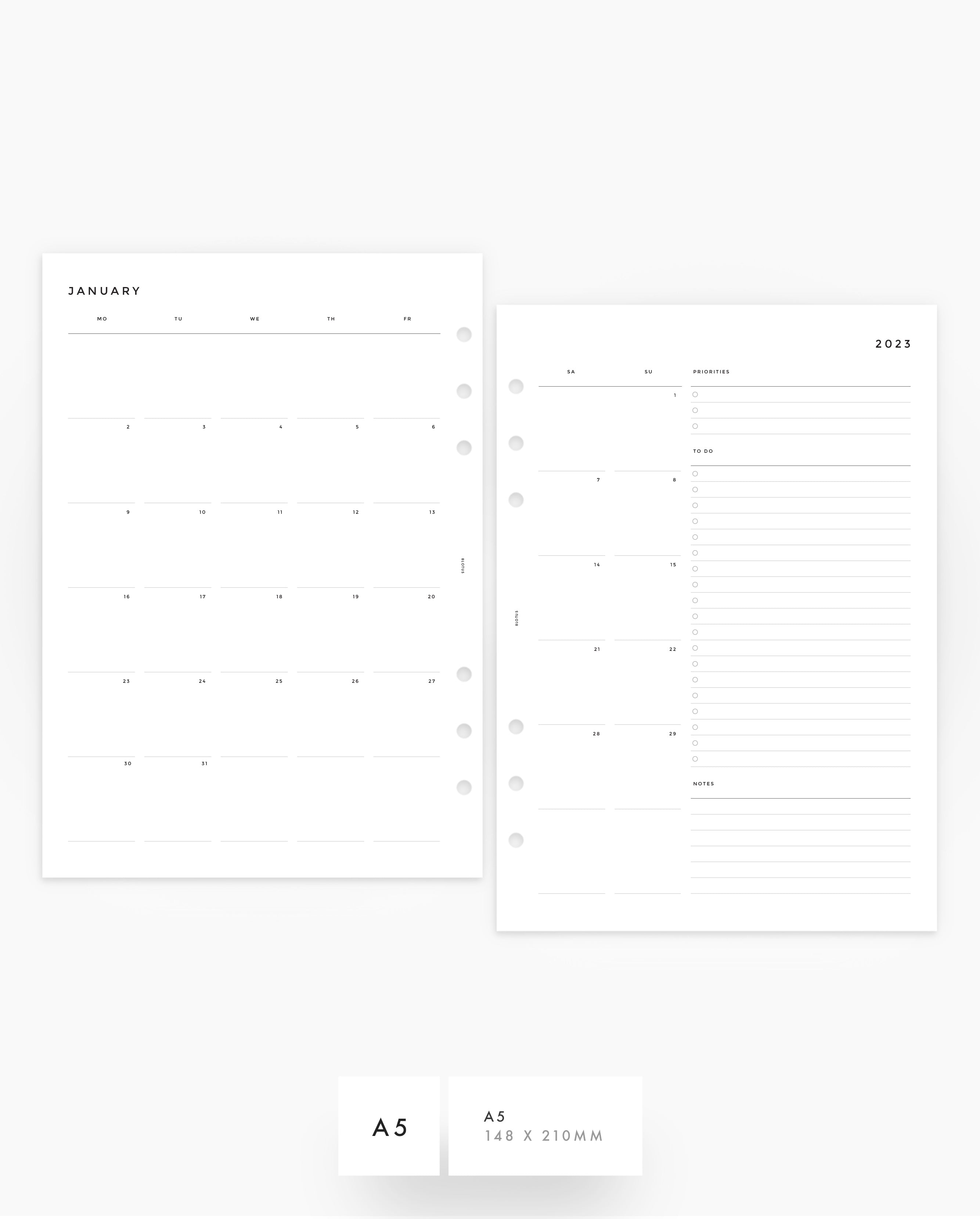 MN058 - 2023 MONTHLY PLANNER - MO4P - PDF